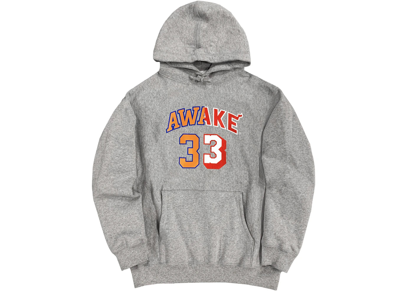Awake Andrew Hoodie Heather Grey