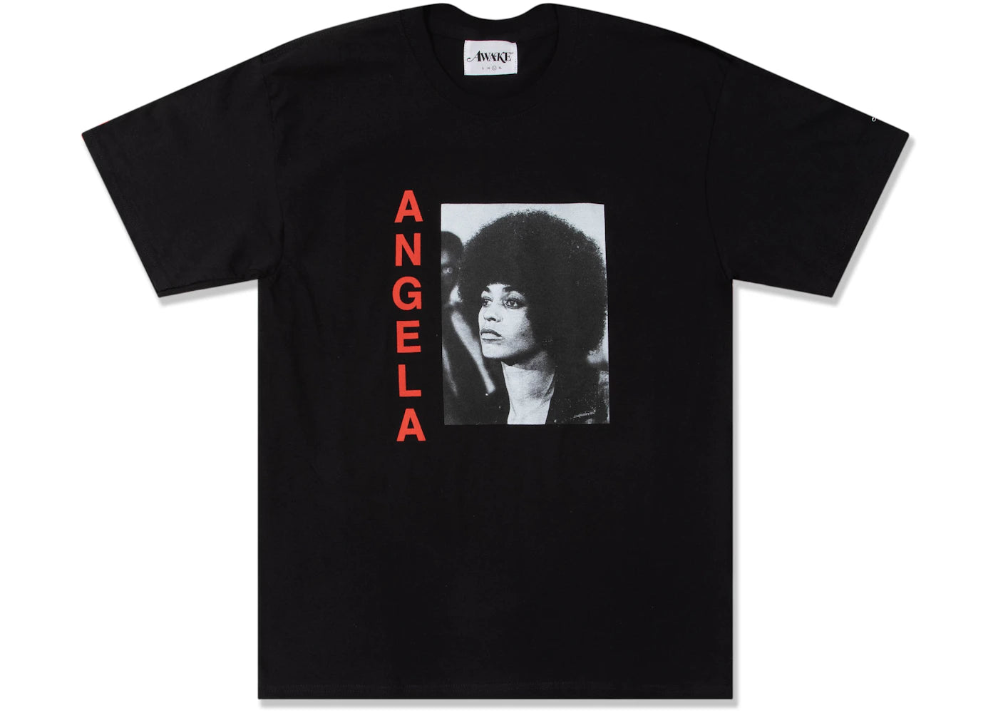 Awake Angela Davis T-shirt Black