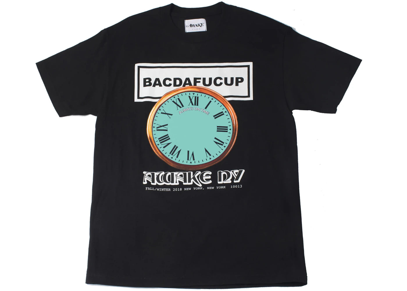 Awake BACDAFUCUP Tee Black