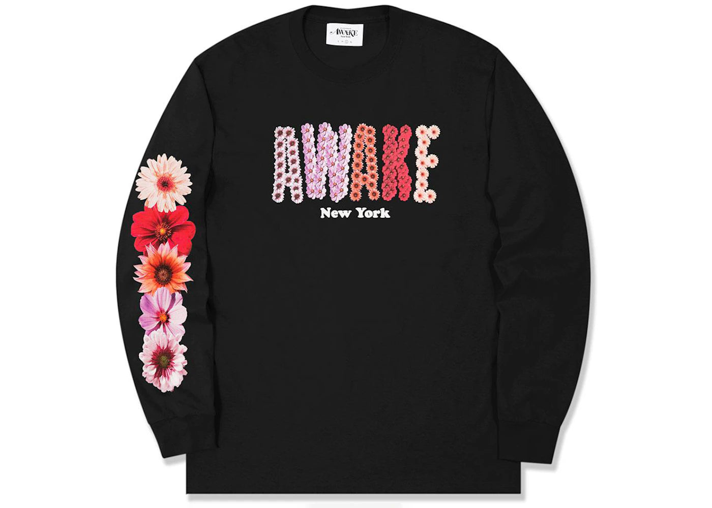 Awake Bloom L/S T-shirt Black
