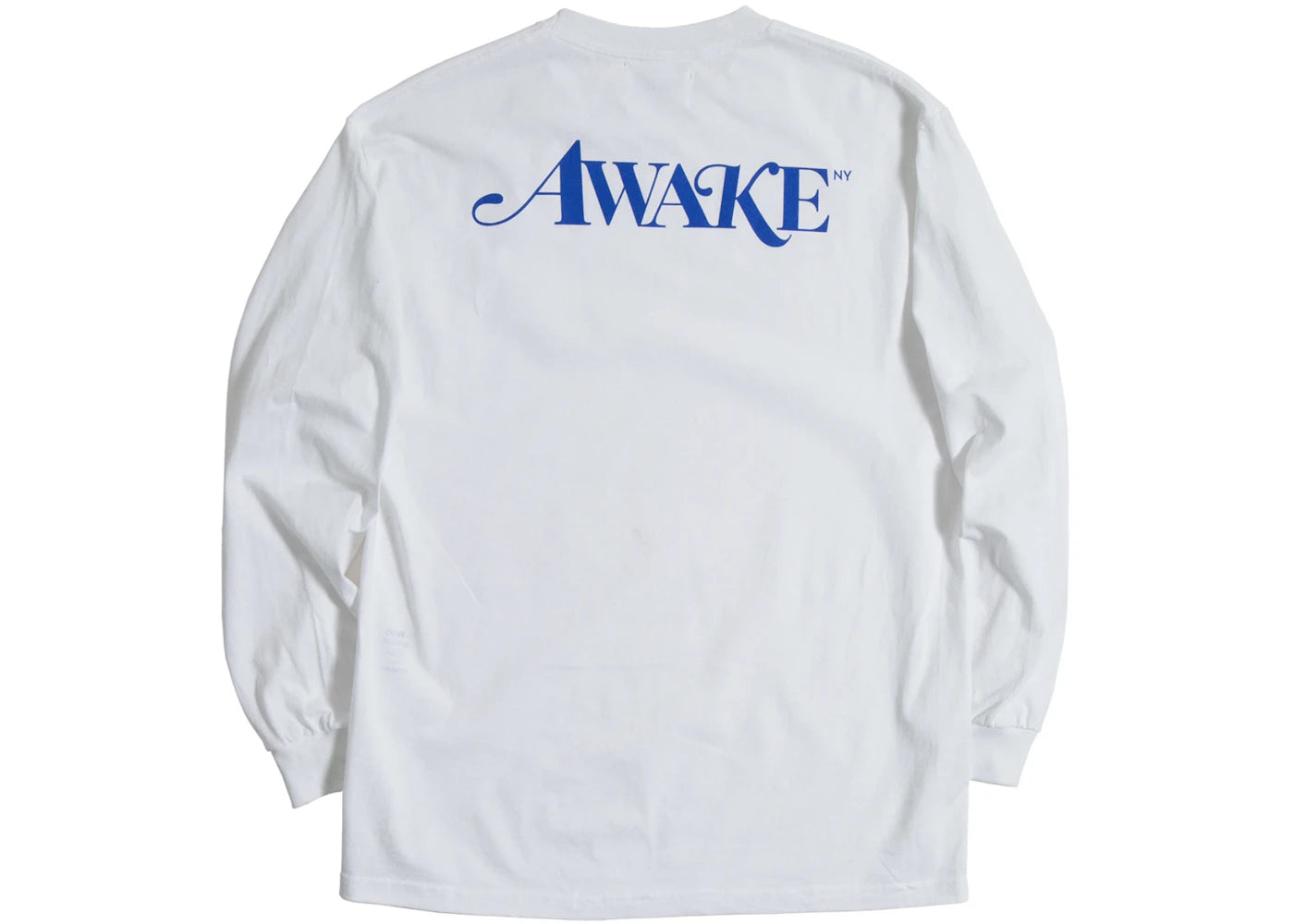 Awake Classic Logo L/S Tee White