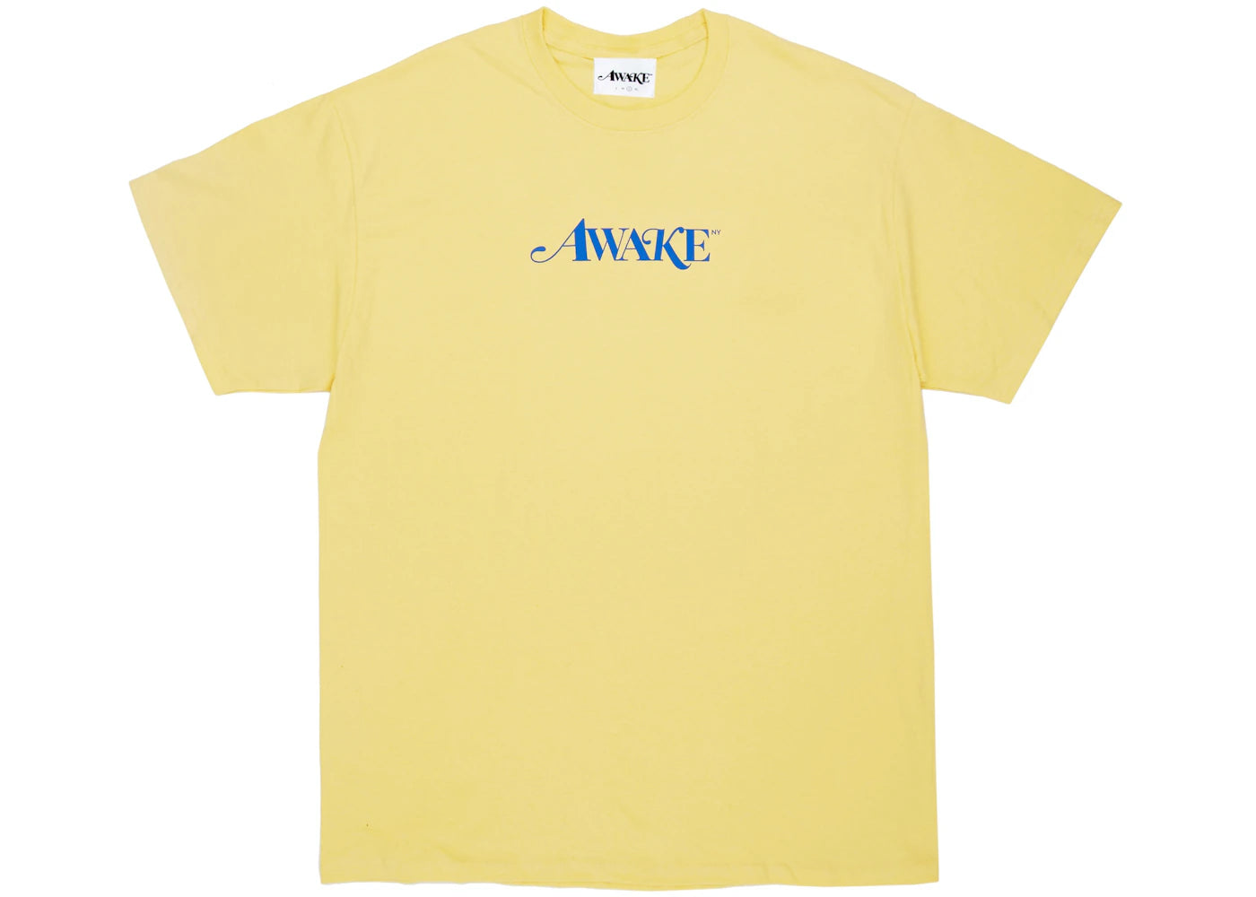 Awake Classic Logo Tee Light Yellow