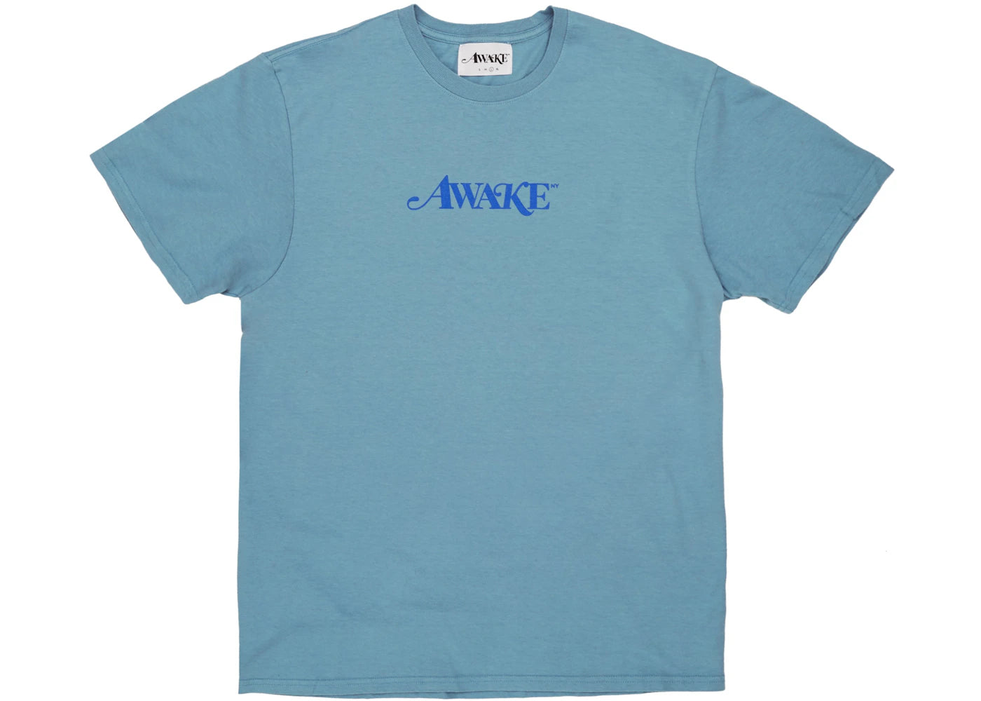 Awake Classic Logo Tee Washed Blue