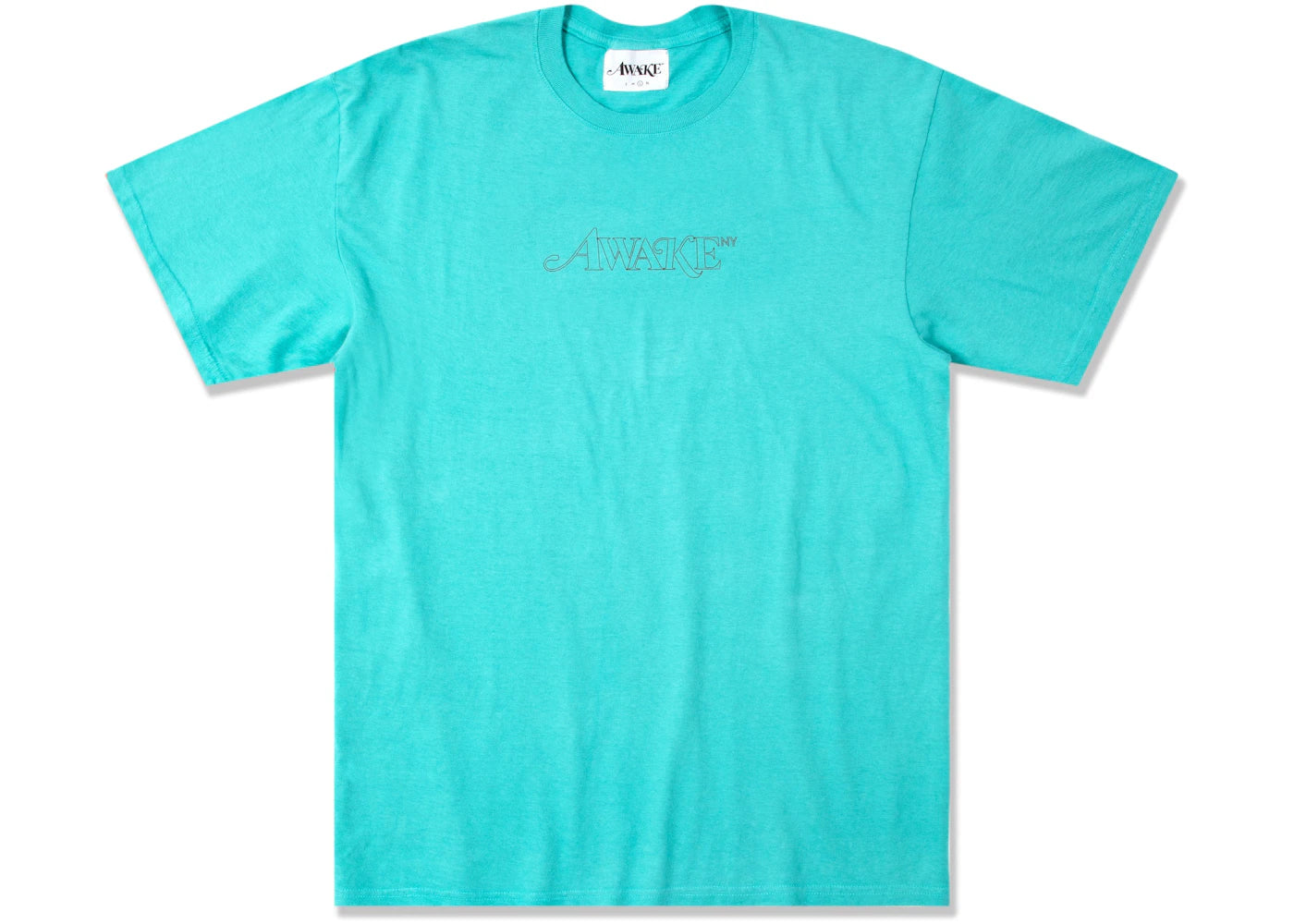 Awake Classic Outline Logo T-shirt Teal