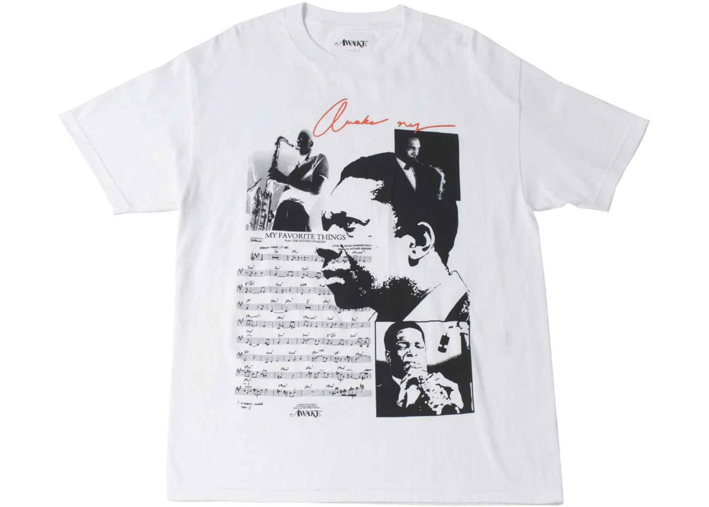 Awake Coltrane Tee White