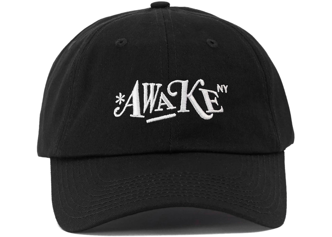 Awake Distorted Logo Dad Cap Black