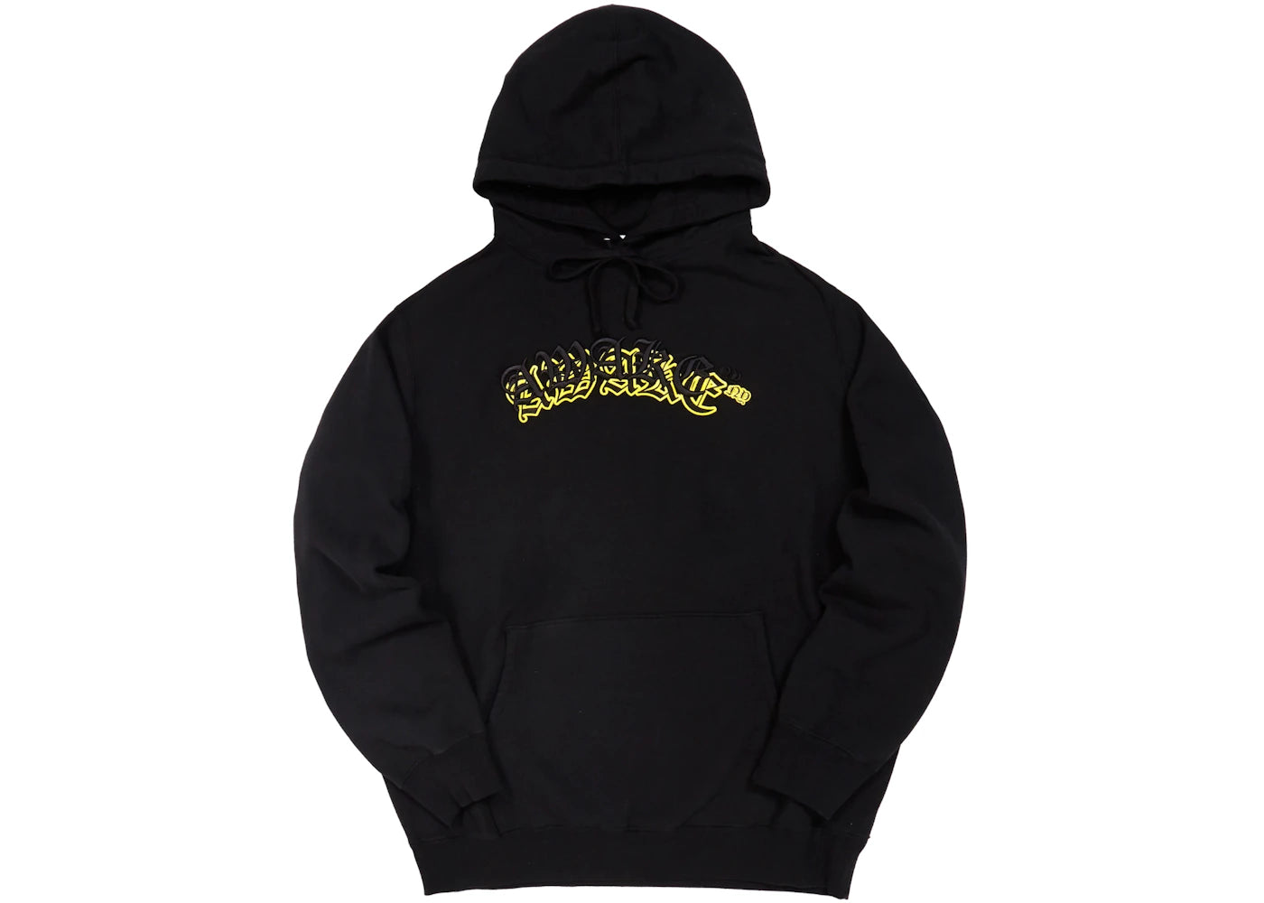 Awake Embroidered Double Varsity Hoodie Black