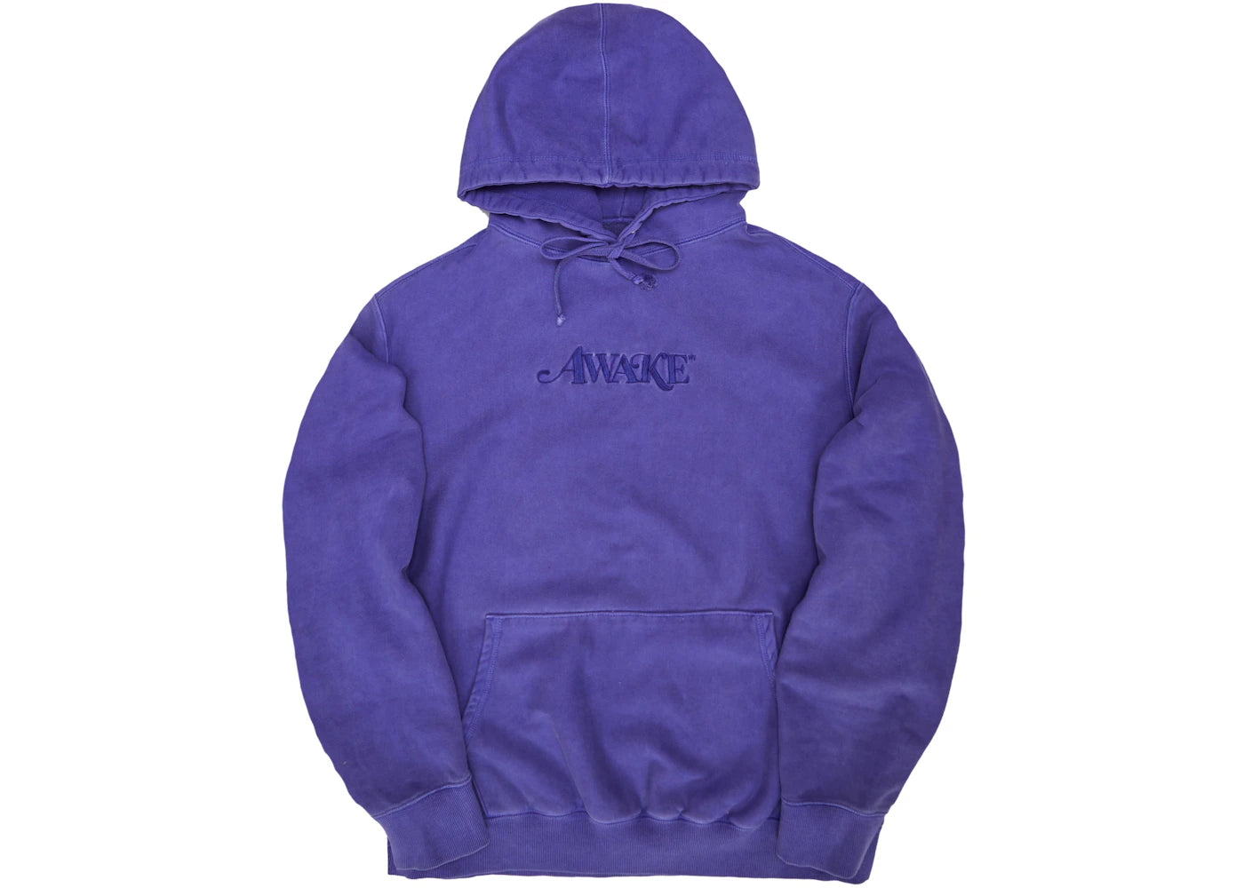 Awake Embroidered Logo Hoodie Purple