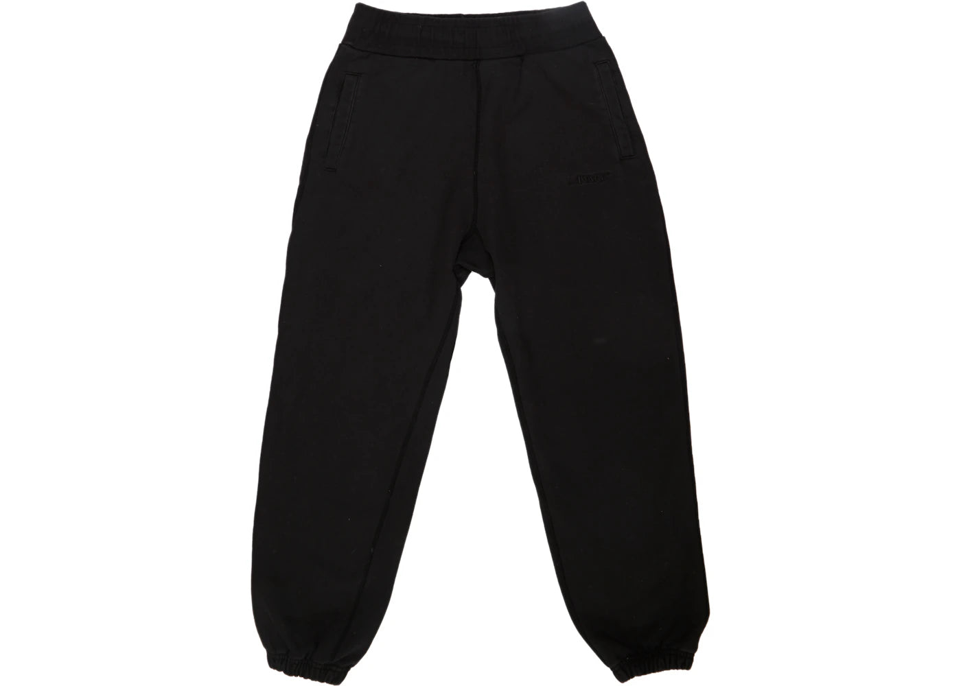 Awake Embroidered Logo Sweatpants Washed Black