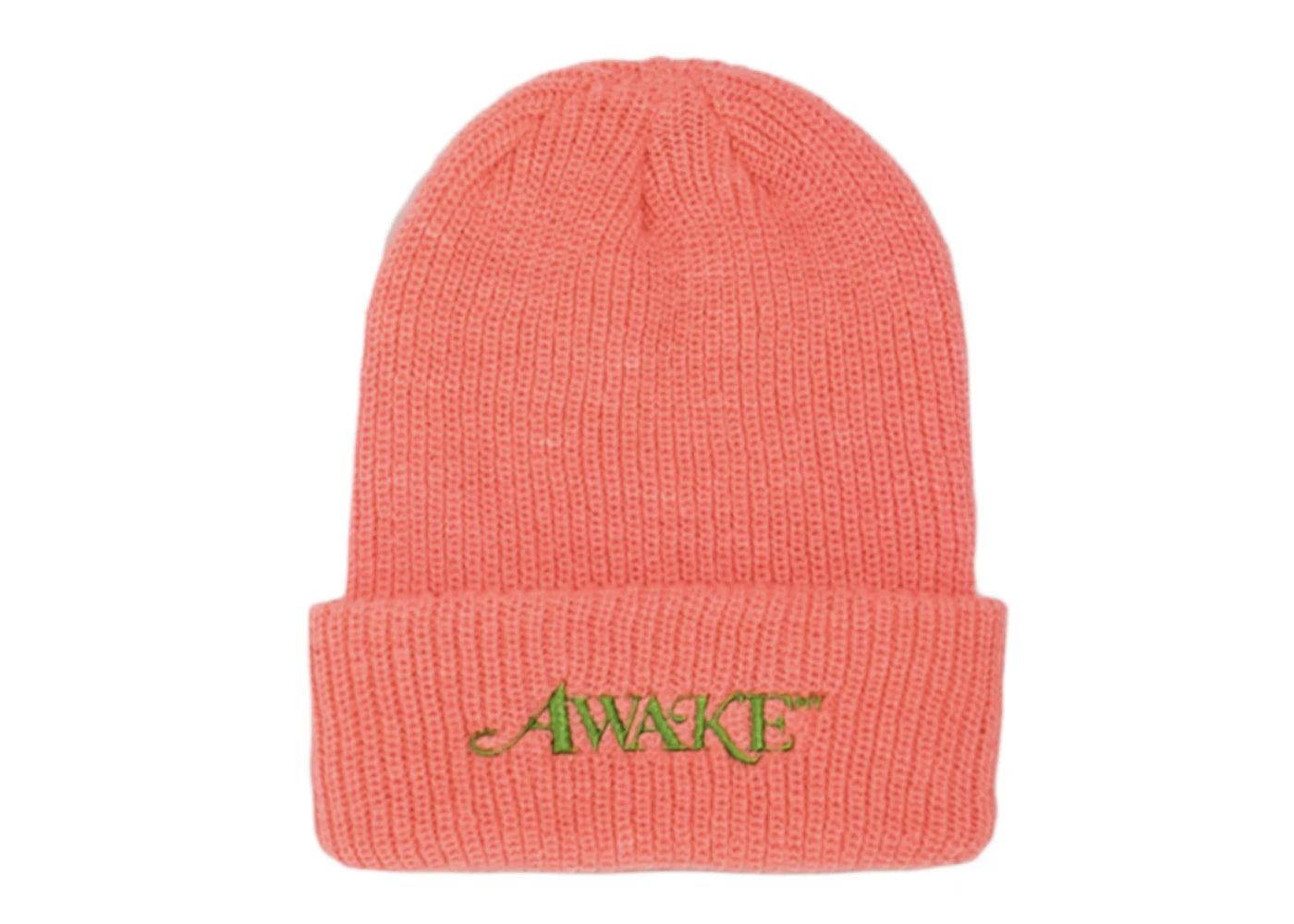Awake Loose Gauge Classic Logo Beanie Hot Pink
