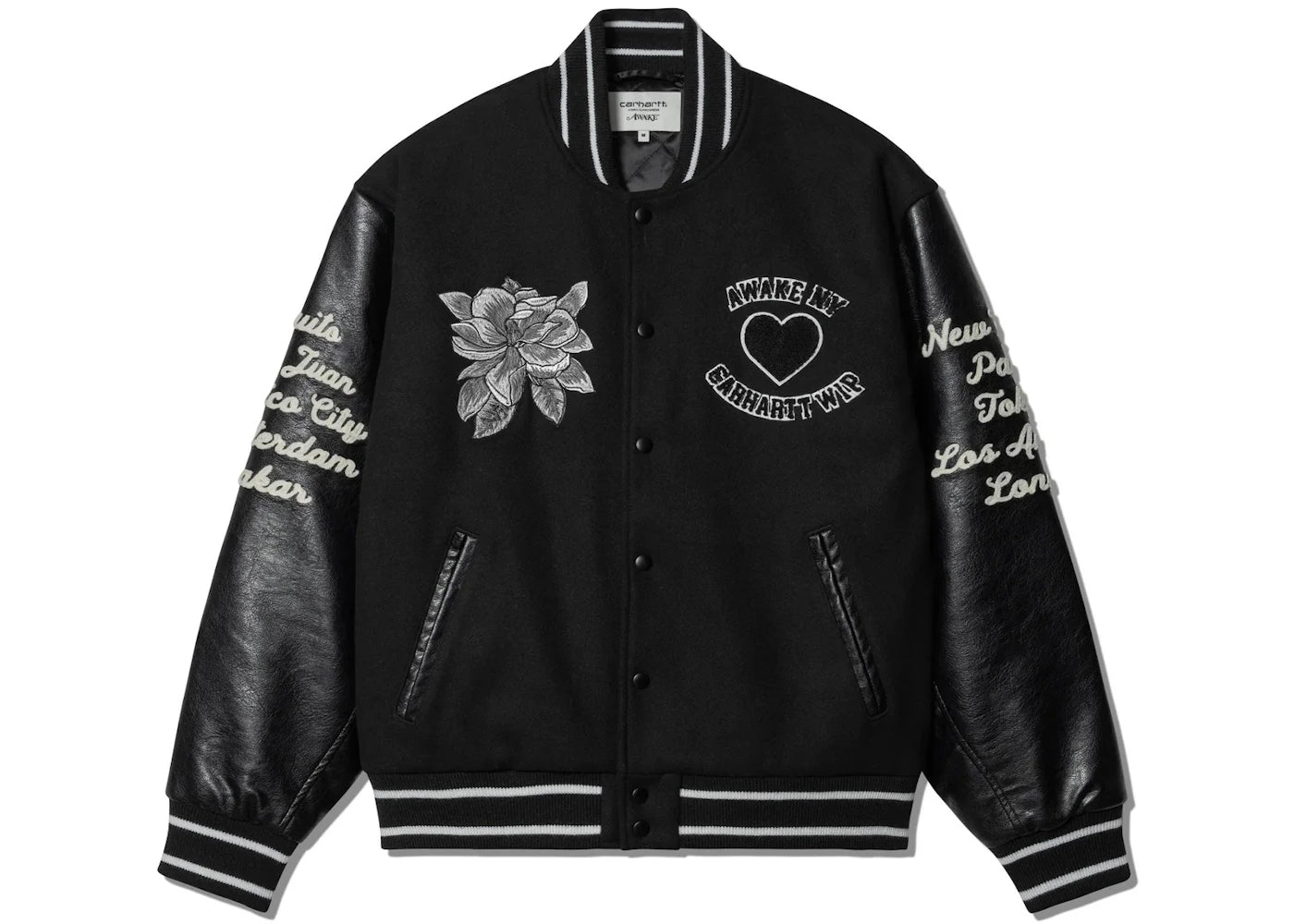 Awake NY X Carhartt WIP Teddy Jacket Black/Black