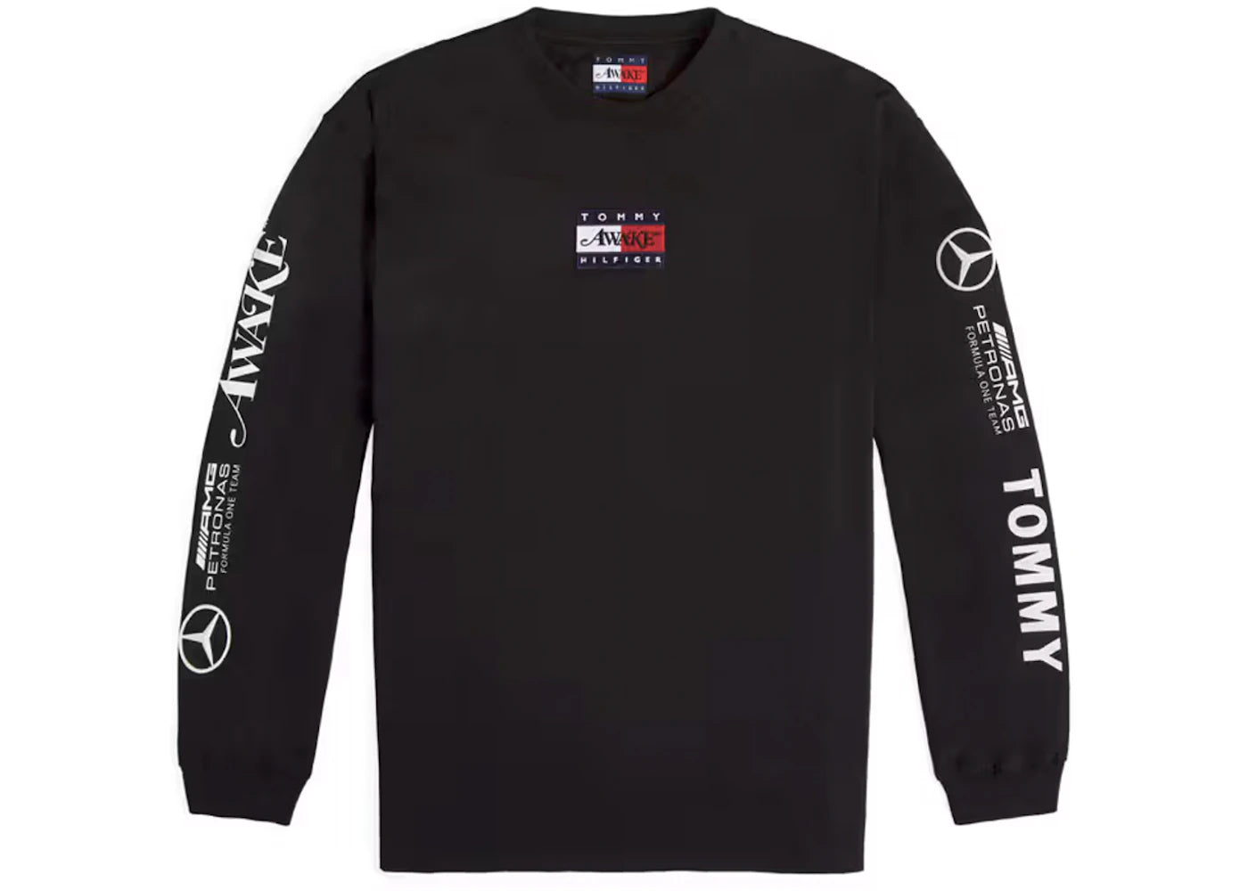 Awake x Tommy x Mercedes-AMG F1 L/S Tee Black
