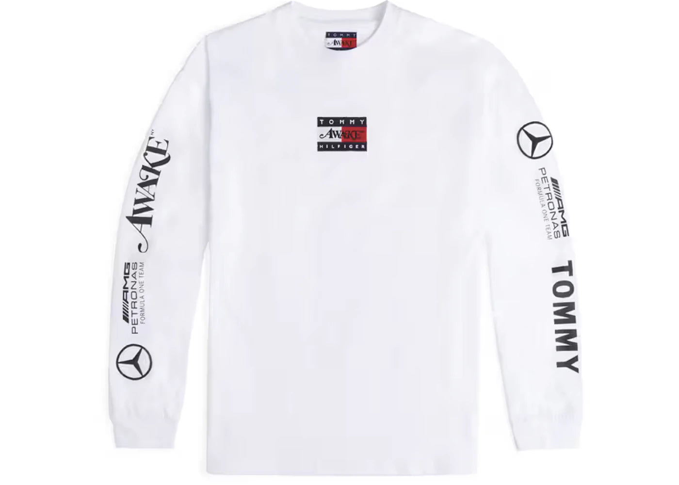 Awake x Tommy x Mercedes-AMG F1 L/S Tee White