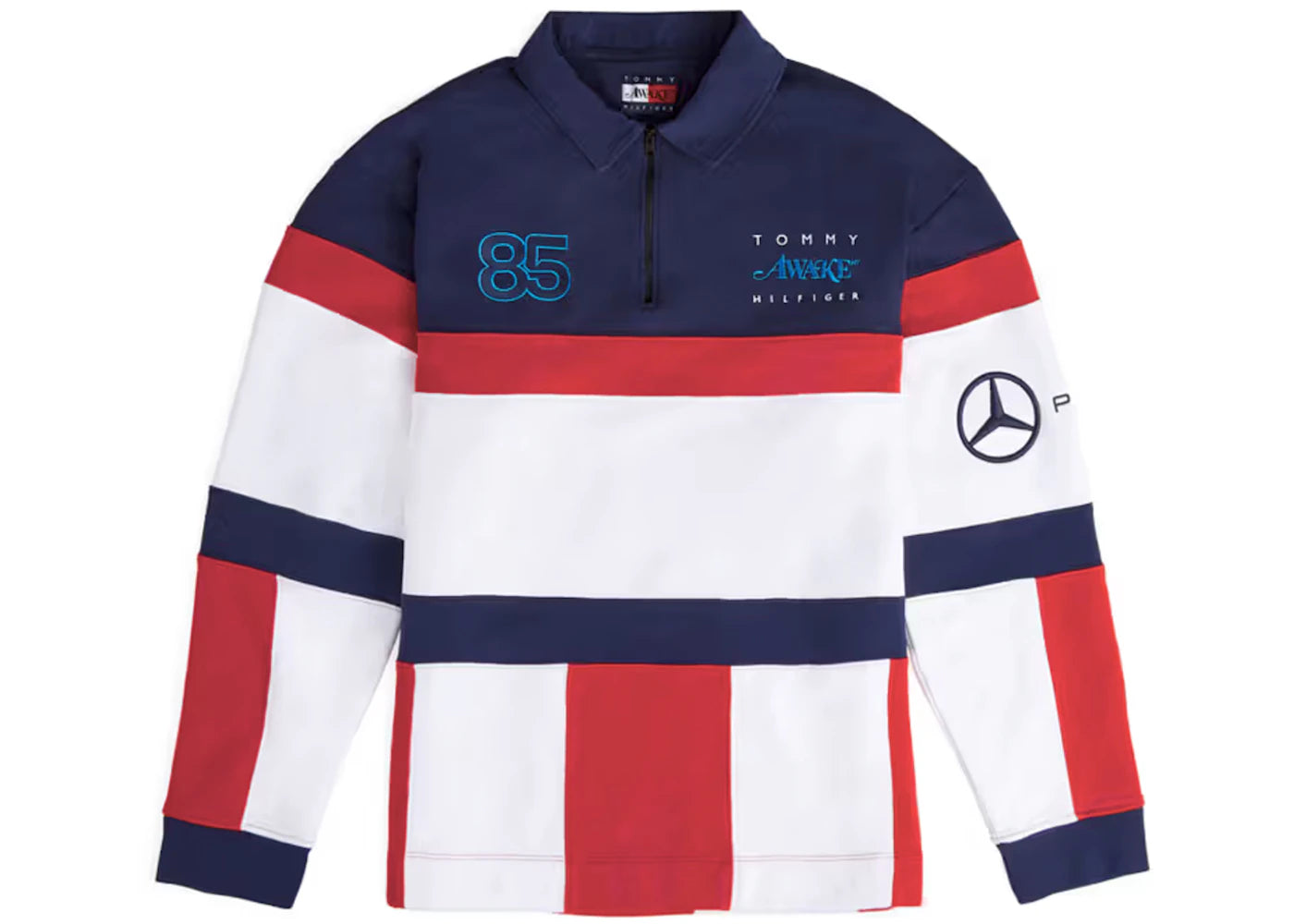Awake x Tommy x Mercedes-AMG F1 Rugby Shirt Navy/Red