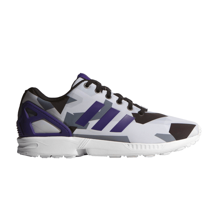 adidas ZX Flux White Purple Black