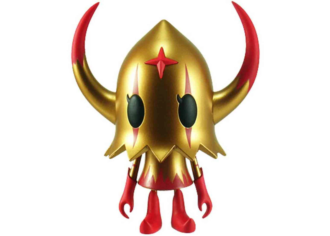 BAIT Devilrobots Evirob 4 Inch Figure Gold/Red
