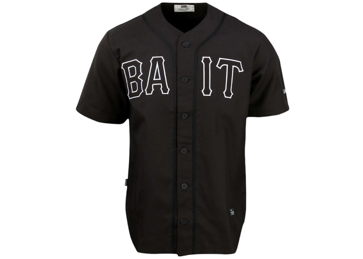 BAIT Sluggers Baseball Jersey Black/White
