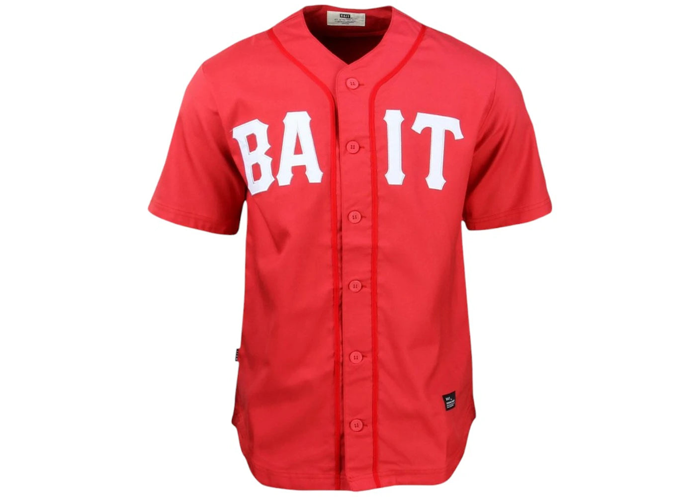 BAIT Sluggers Baseball Jersey Red/White