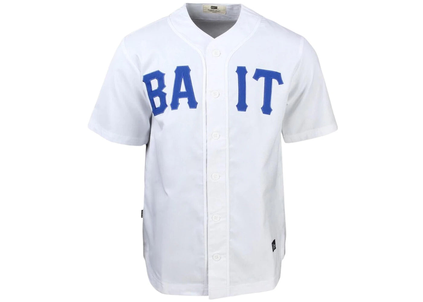BAIT Sluggers Baseball Jersey White/Blue