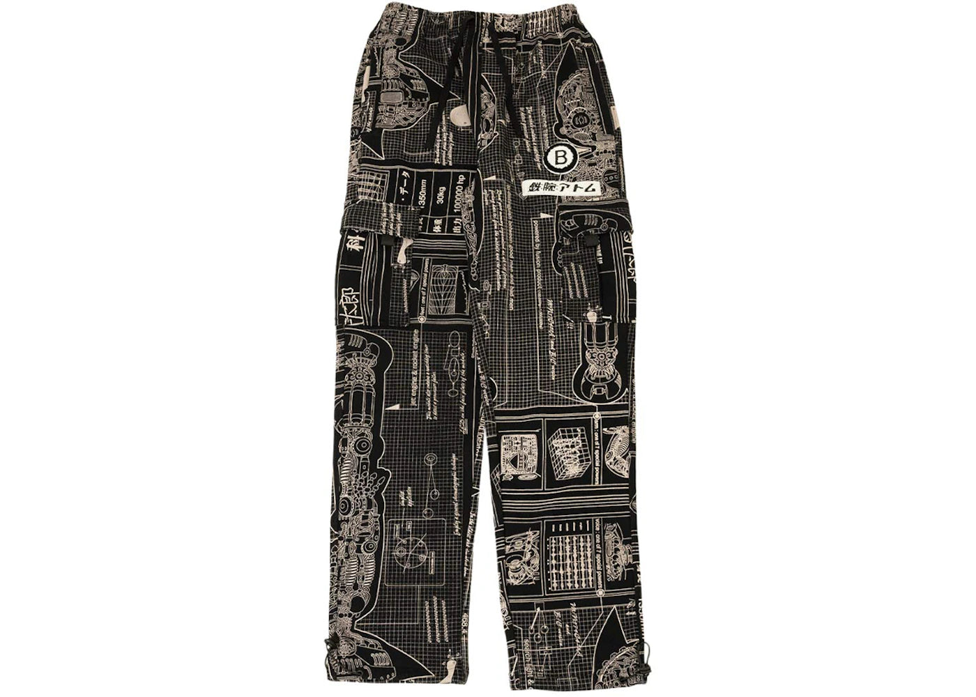 BAIT x Astro Boy Schematics Sweatpants Black