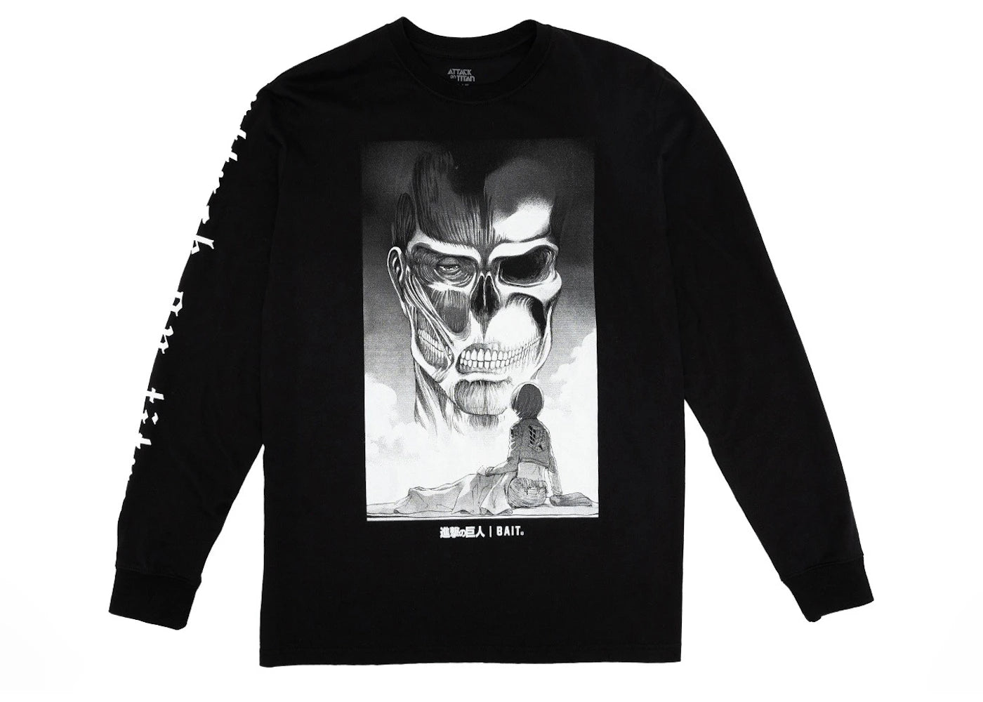 BAIT x Attack On Titan Armin L/S Tee Black