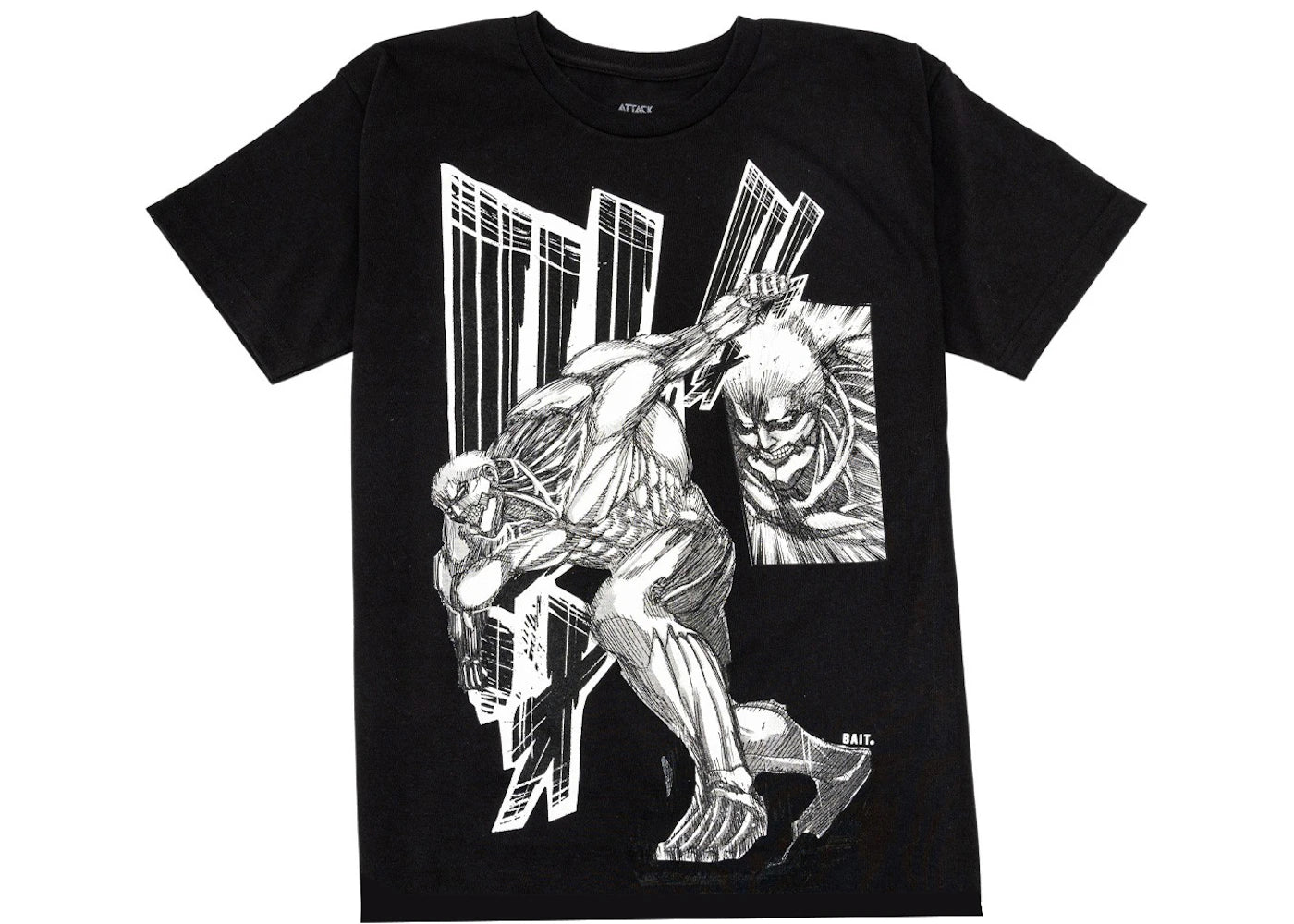 BAIT x Attack On Titan Armor Titan Tee Black