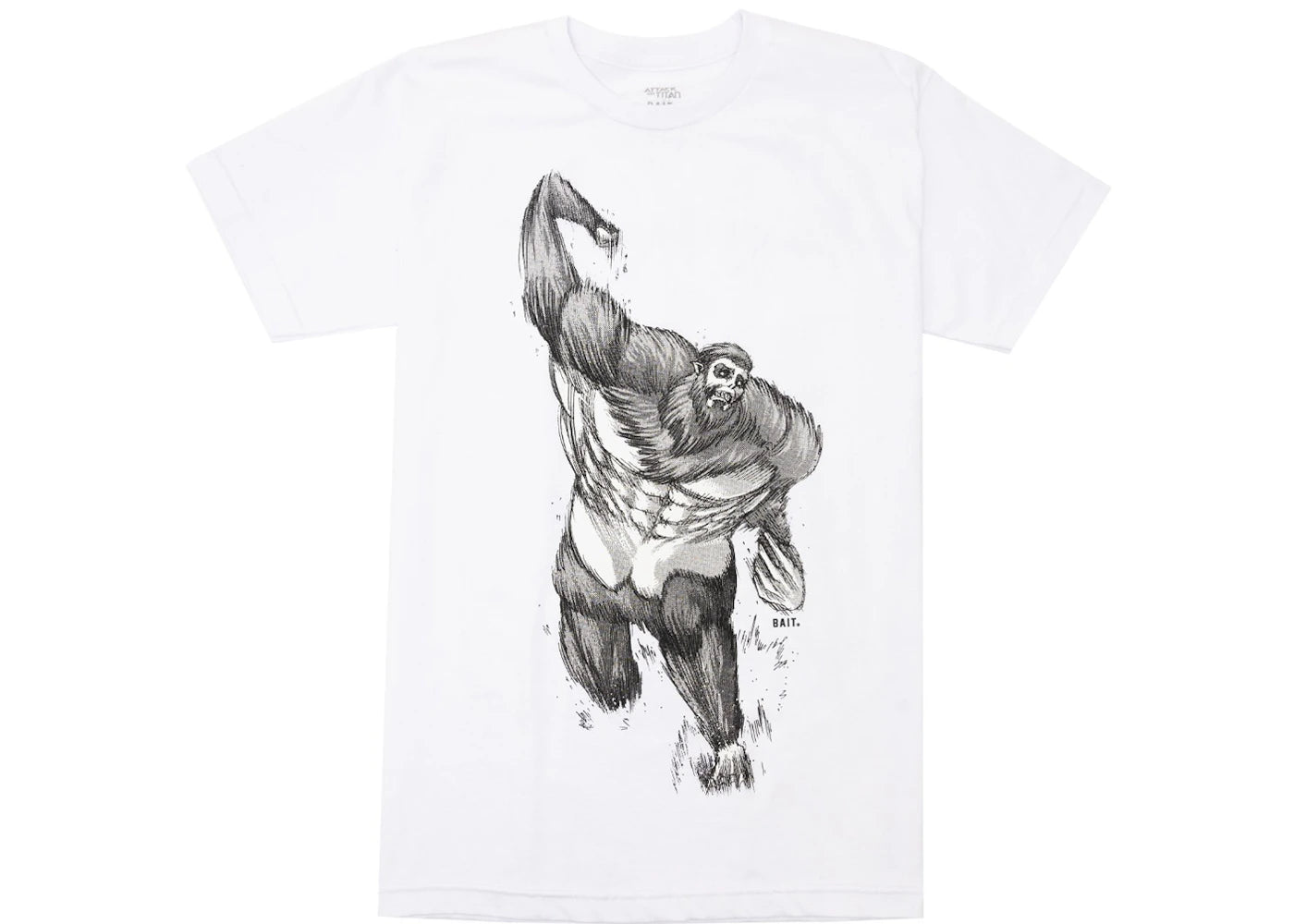 BAIT x Attack On Titan Beast Tee White