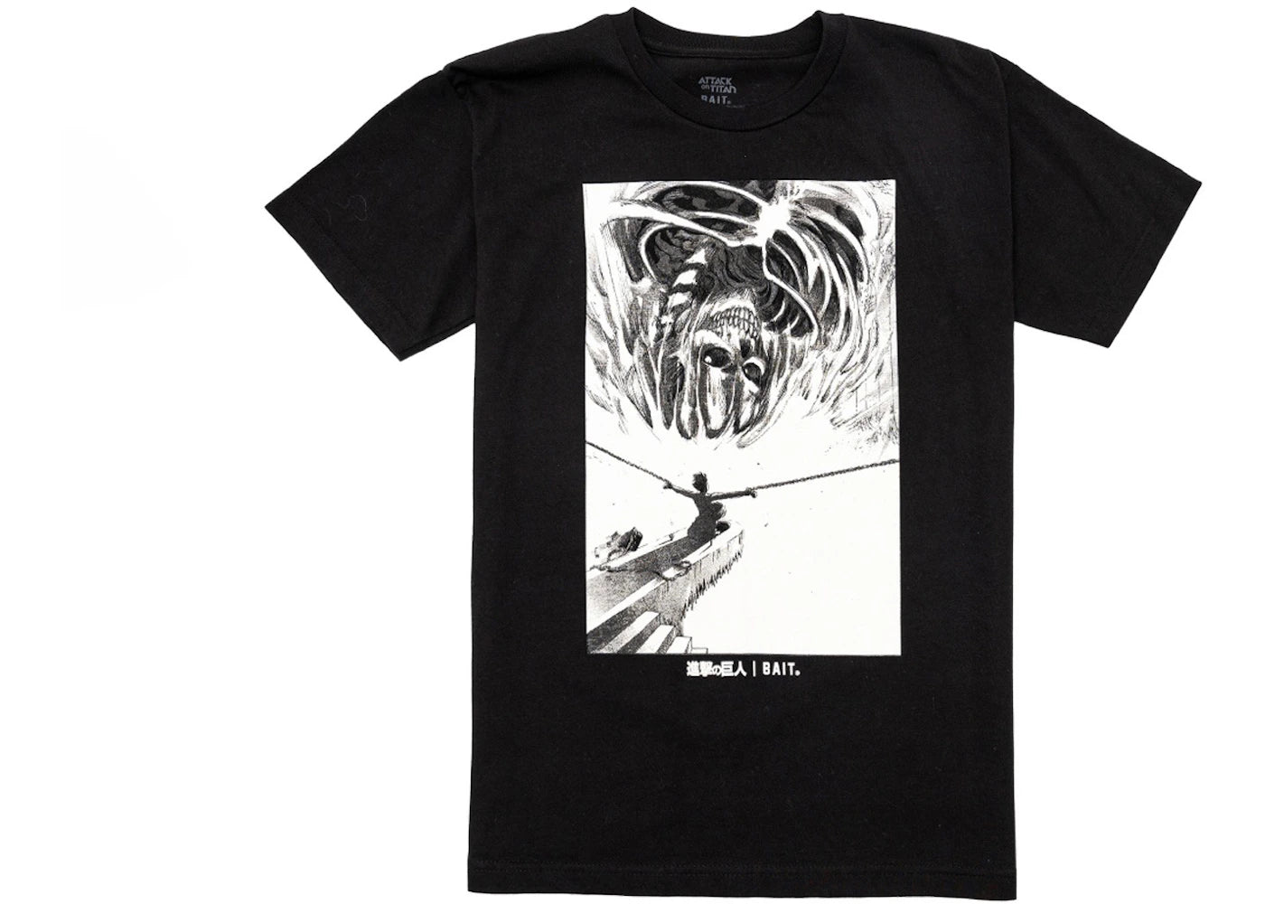 BAIT x Attack On Titan King Reiss Tee Black