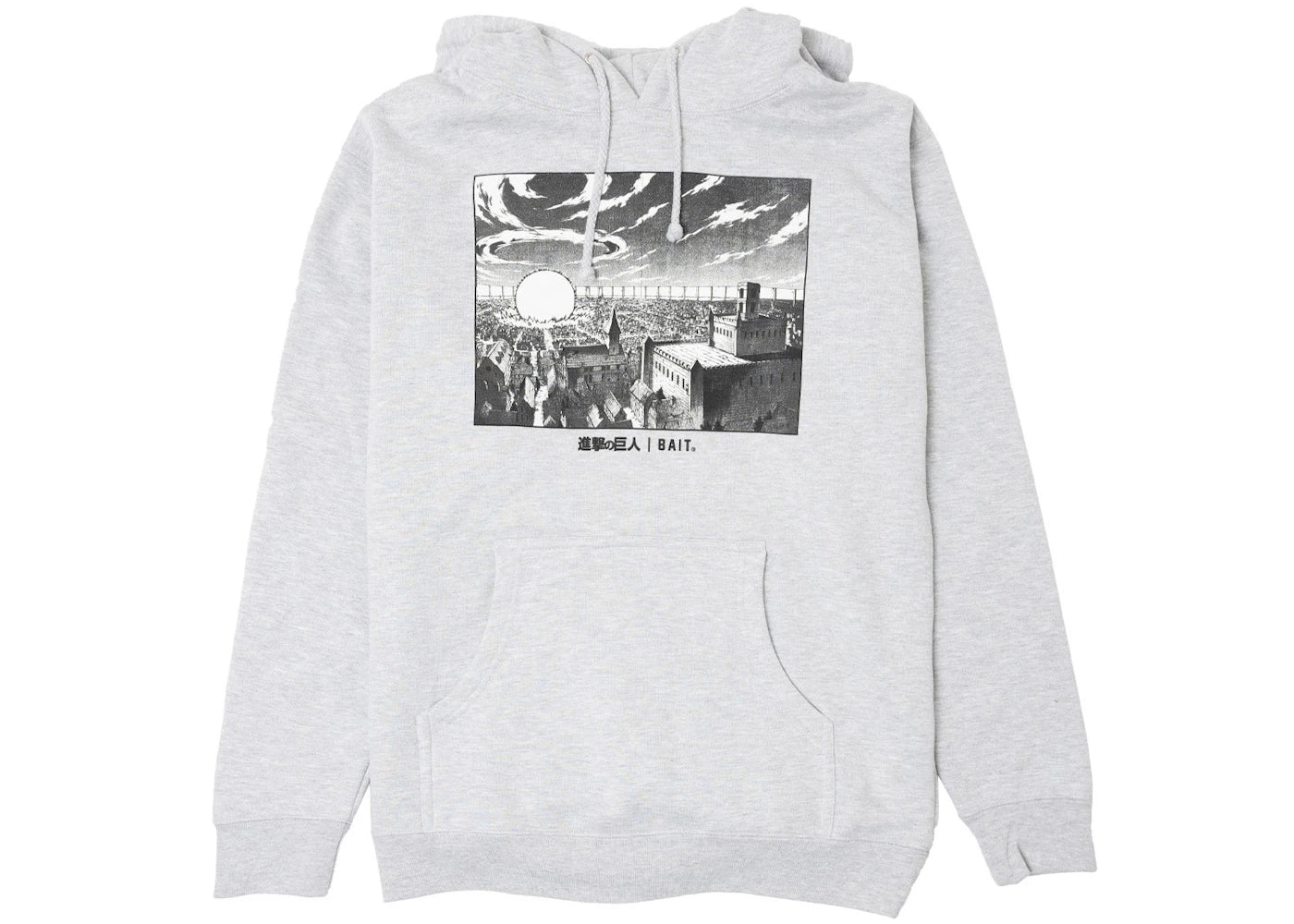 BAIT x Attack On Titan Transformation Hoodie Gray