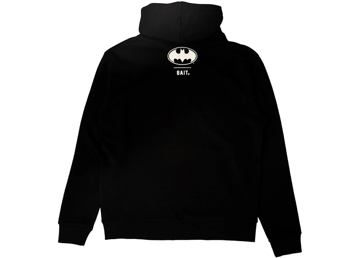 BAIT x Batman Bat Logo Glow In The Dark Hoodie Black
