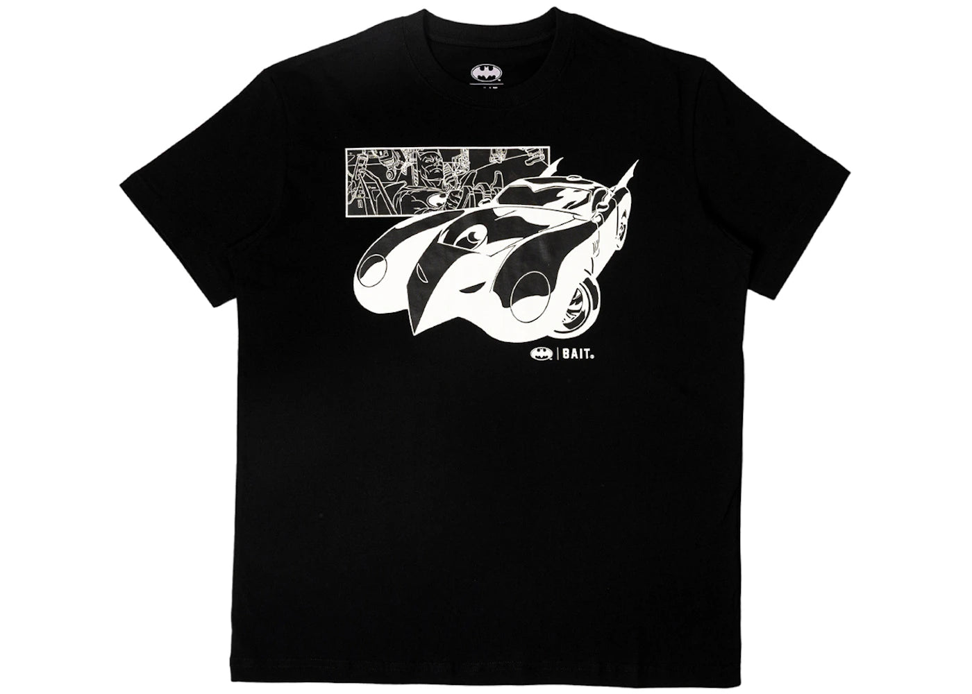BAIT x Batman Batmobile Glow In The Dark Tee Black