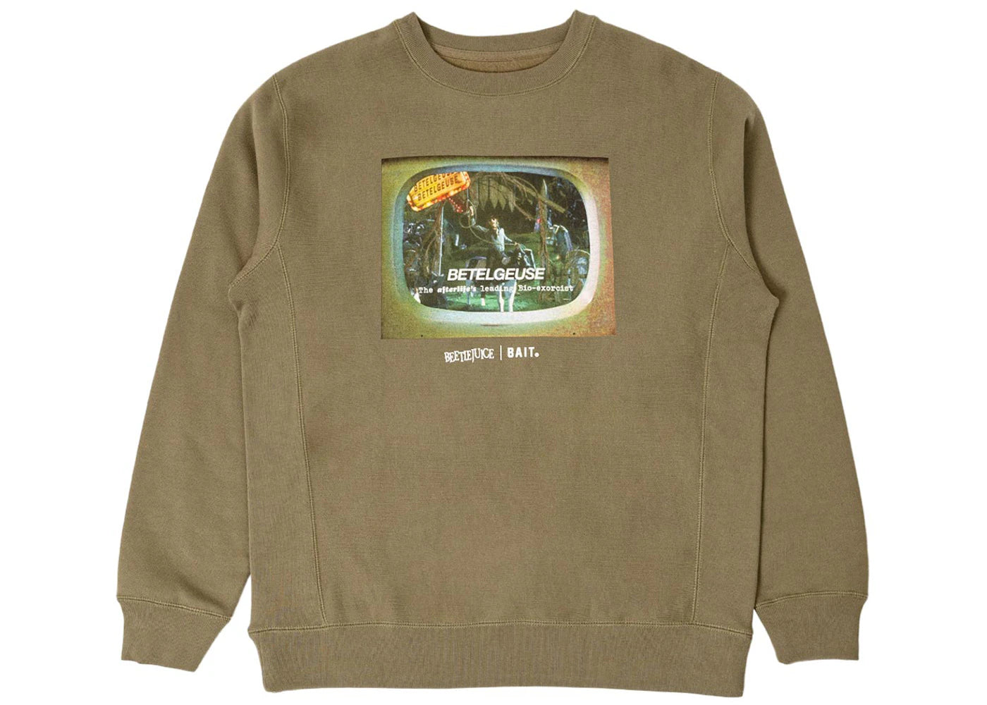 BAIT x Beetlejuice Commercial Crewneck Sweatshirt Green