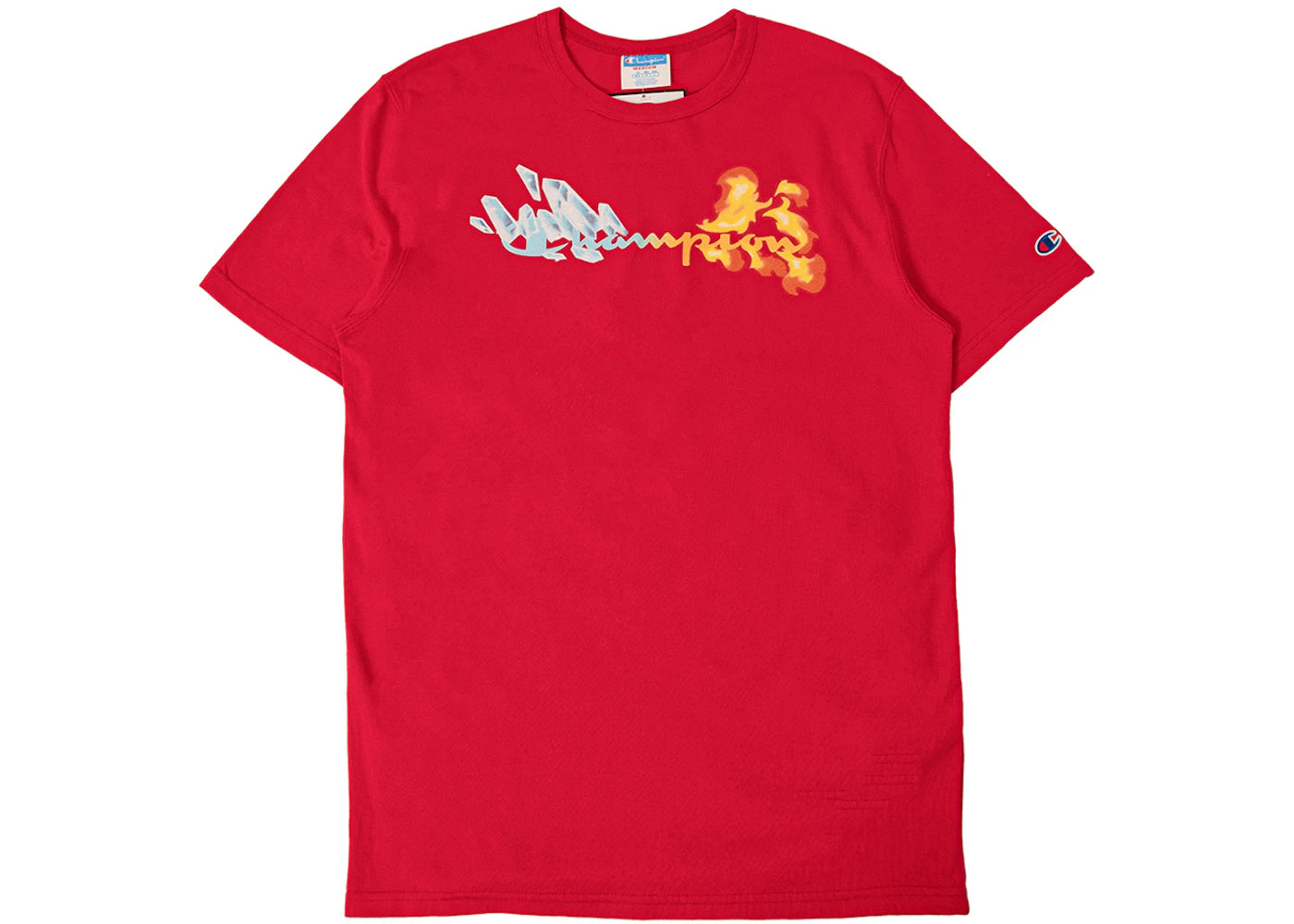 BAIT x Champion x My Hero Acadamia Shoto Tee Red
