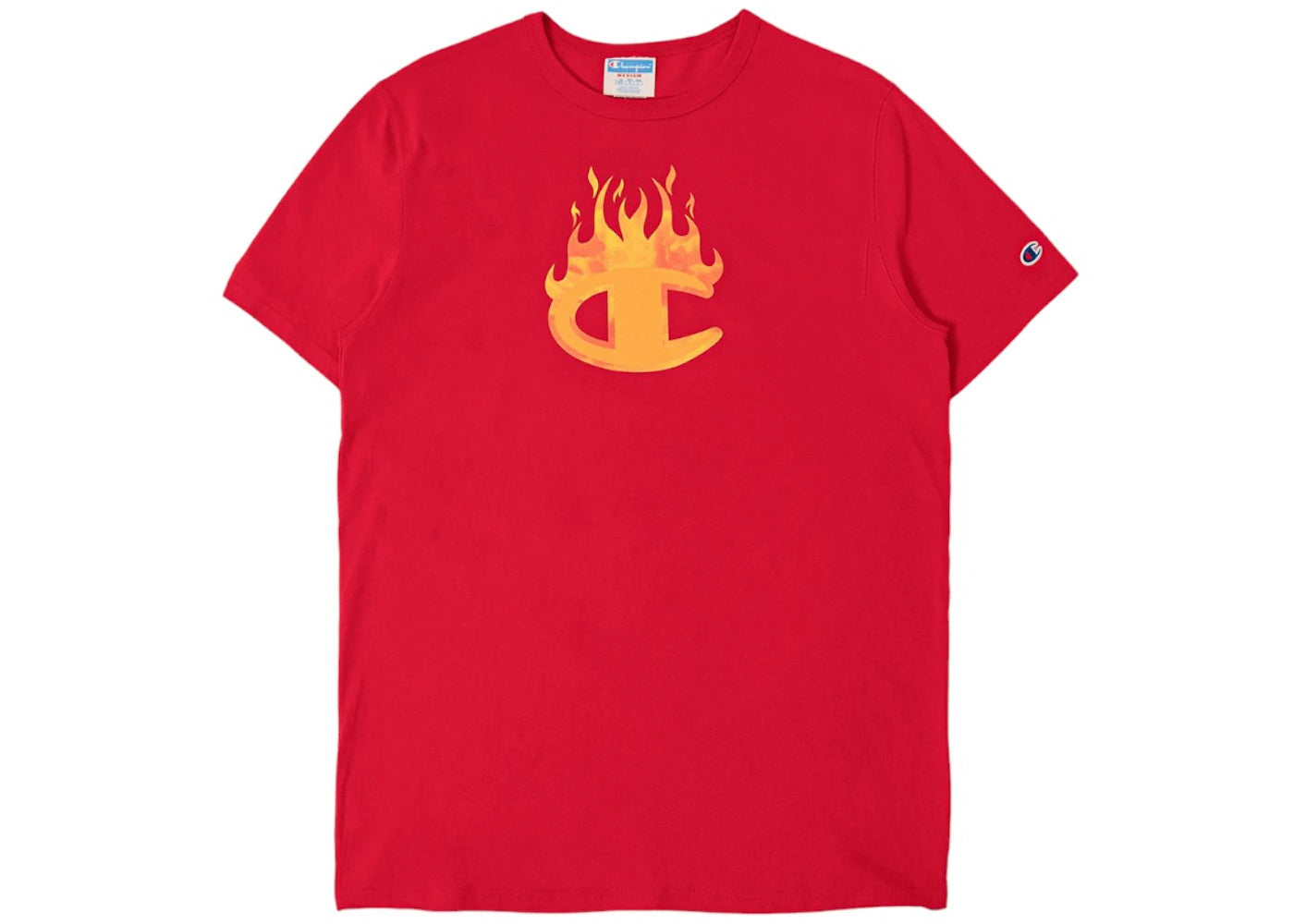 BAIT x Champion x My Hero Acadamia Men Endeavor Tee Red