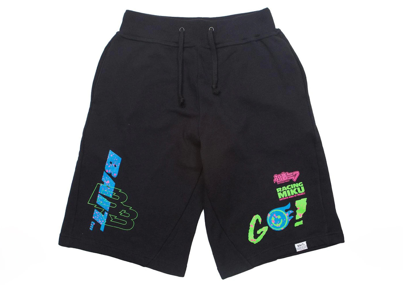 BAIT x Goodsmile Racing Miku Shorts Black