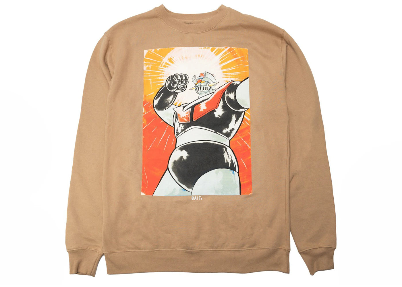 BAIT x Goodsmile x Mazinger Robot Crewneck Sweater Sand