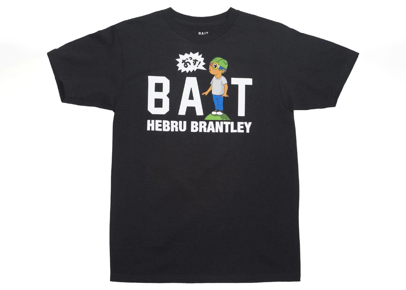 BAIT x Hebru Brantley Shout Logo Tee Black