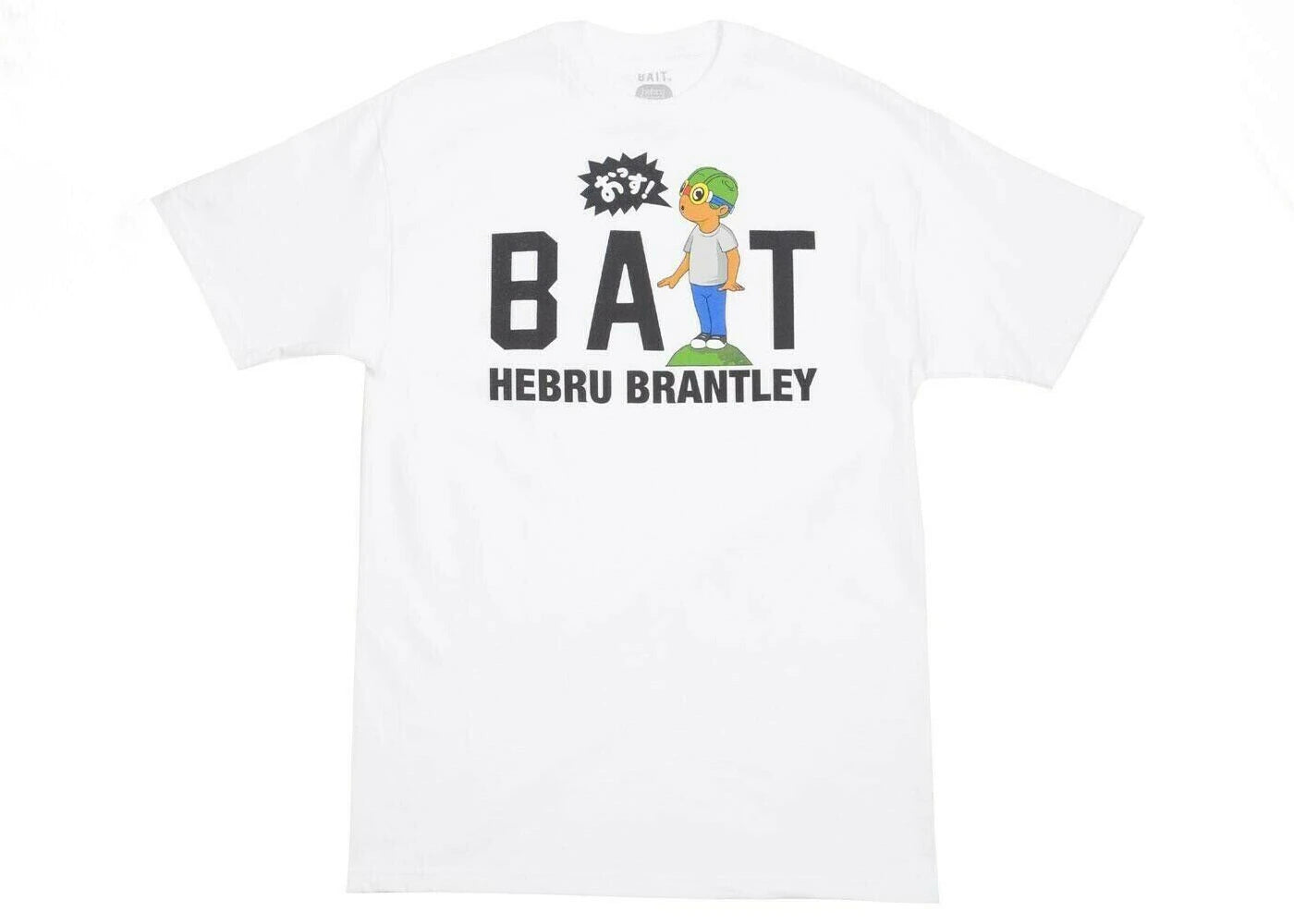 BAIT x Hebru Brantley Shout Logo Tee White