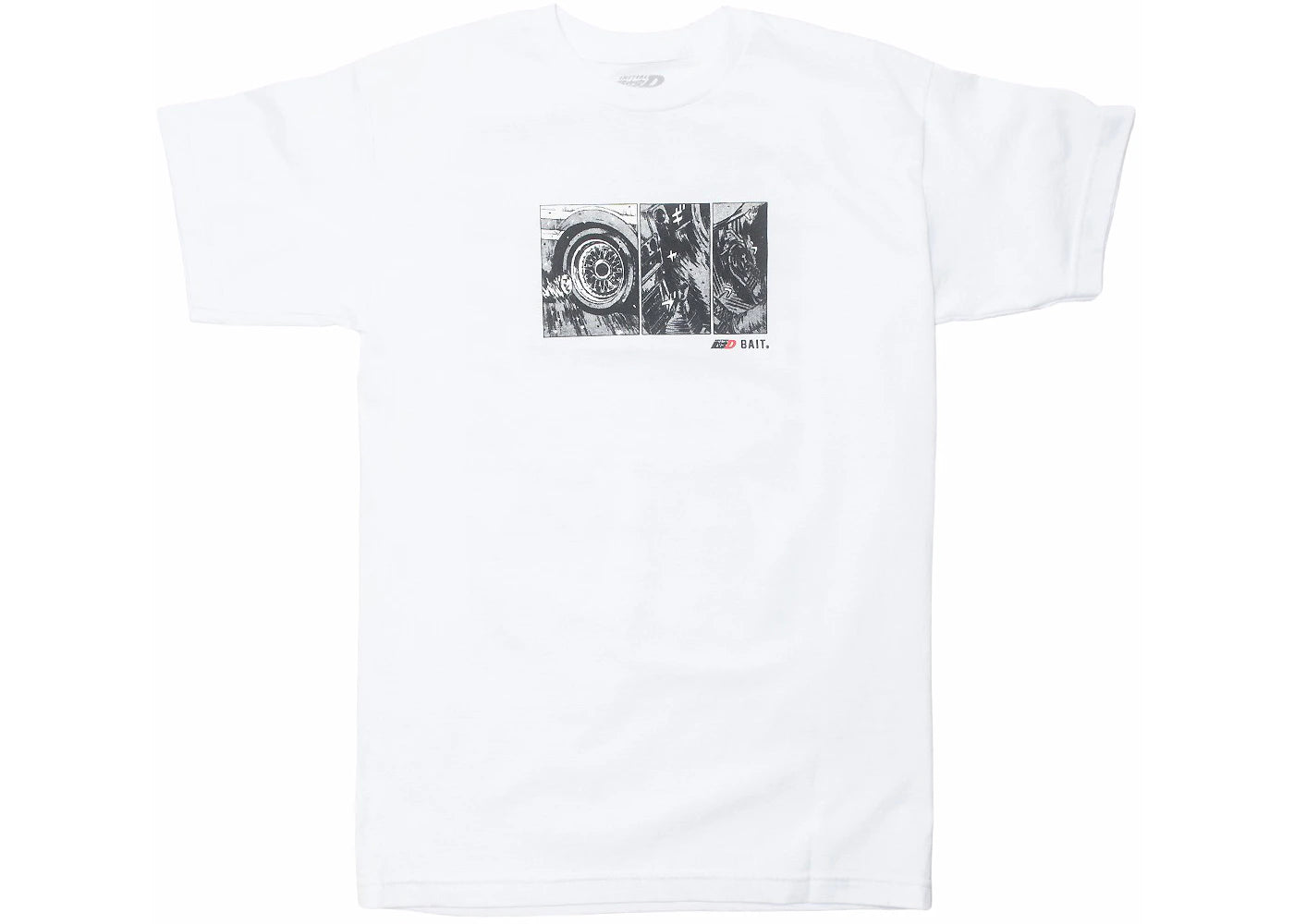 BAIT x Initial D How To Drift Tee White