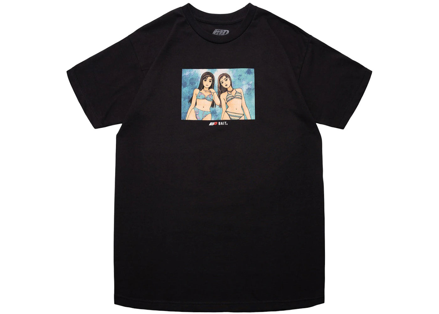 BAIT x Initial D Impact Blue Tee Black