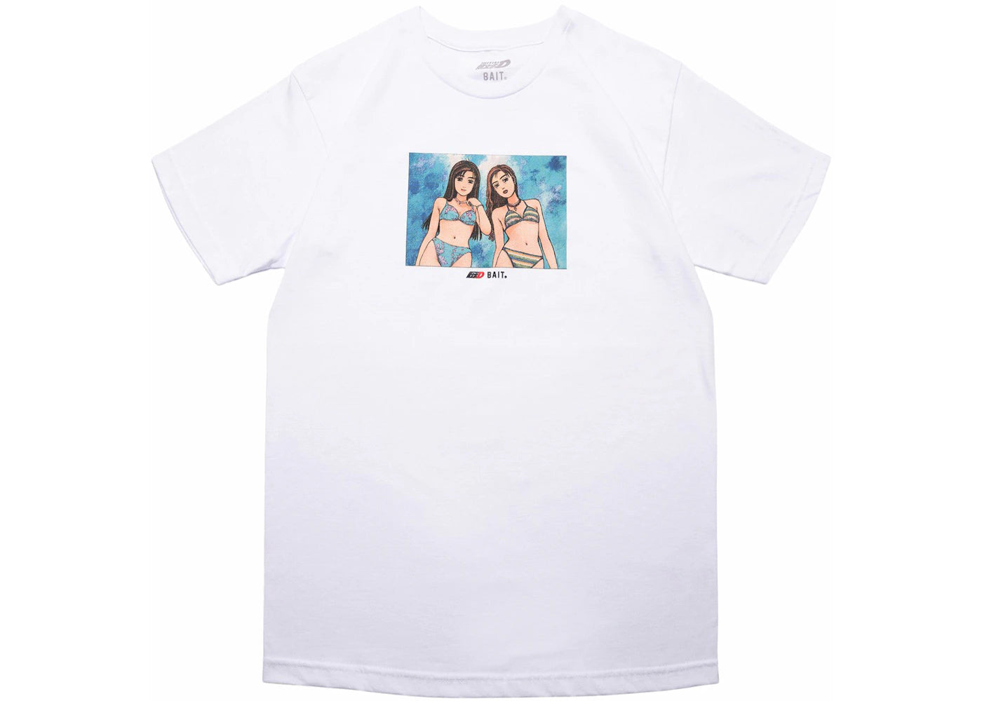 BAIT x Initial D Impact Blue Tee White