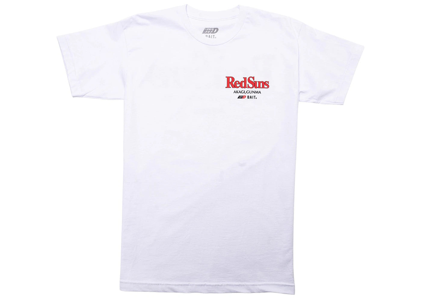 BAIT x Initial D Red Suns Tee White