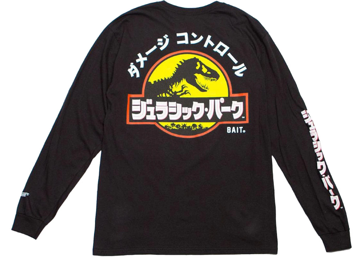 BAIT x Jurassic Park Damage Control L/S Tee Black