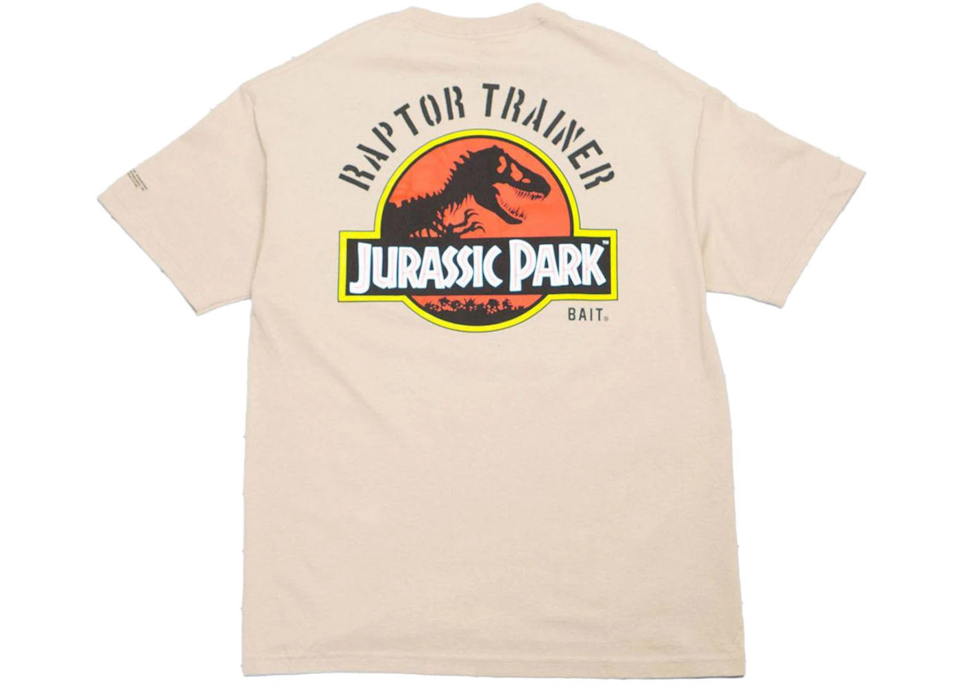 BAIT x Jurassic Park Raptor Trainer Tee Tan