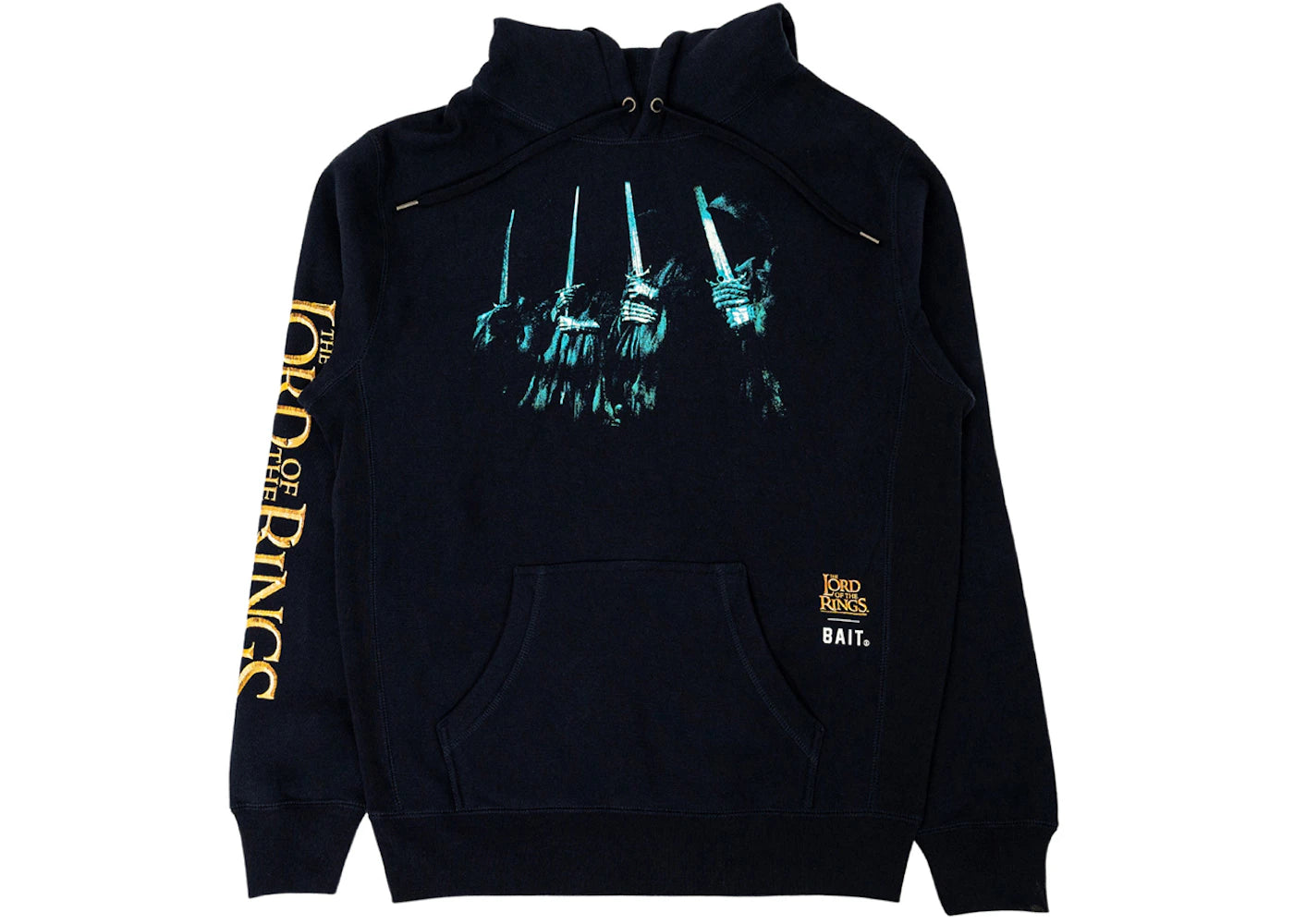 BAIT x Lord Of The Rings Ringwraith Hoodie Navy