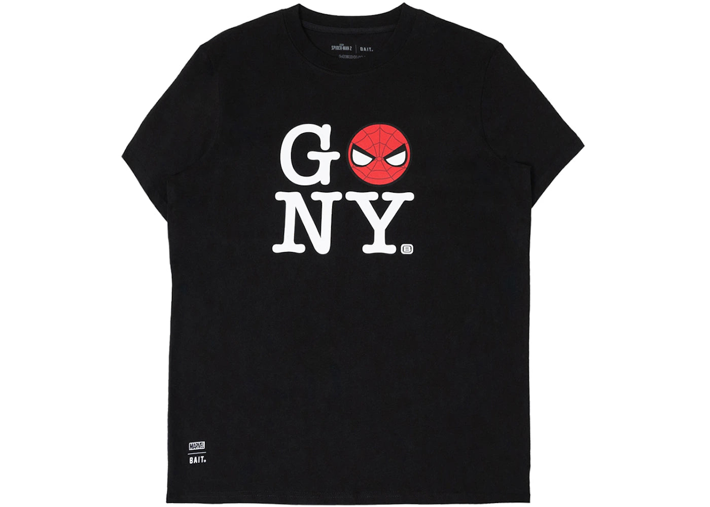 BAIT x Marvel Spider-Man 2 Go Ny Tee Black