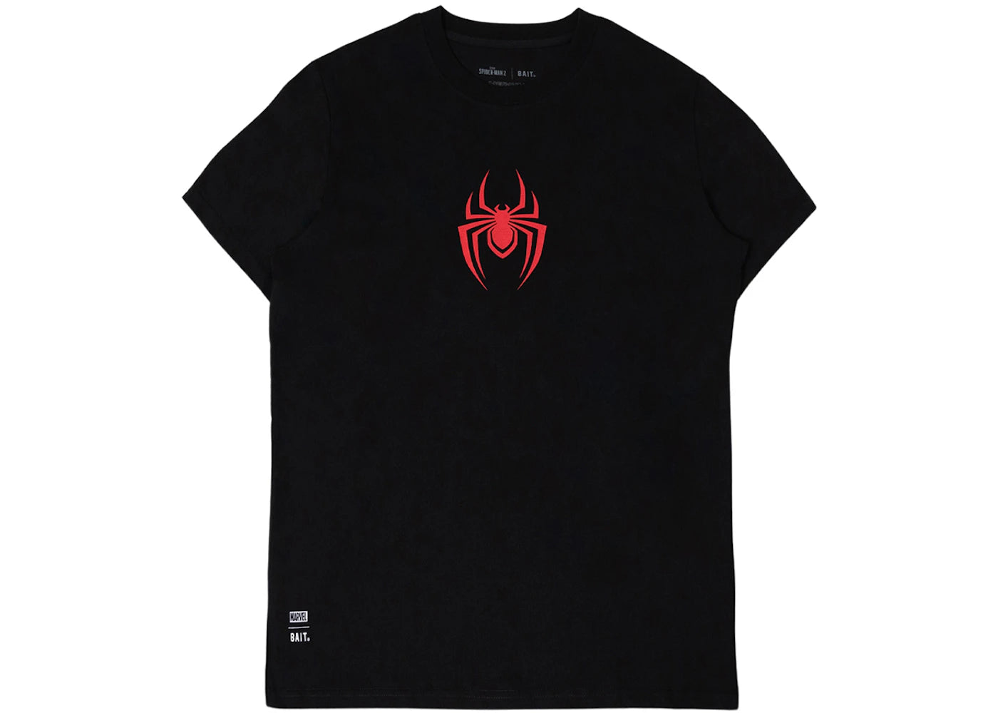 BAIT x Marvel Spider-Man 2 Miles Morales Tee Black