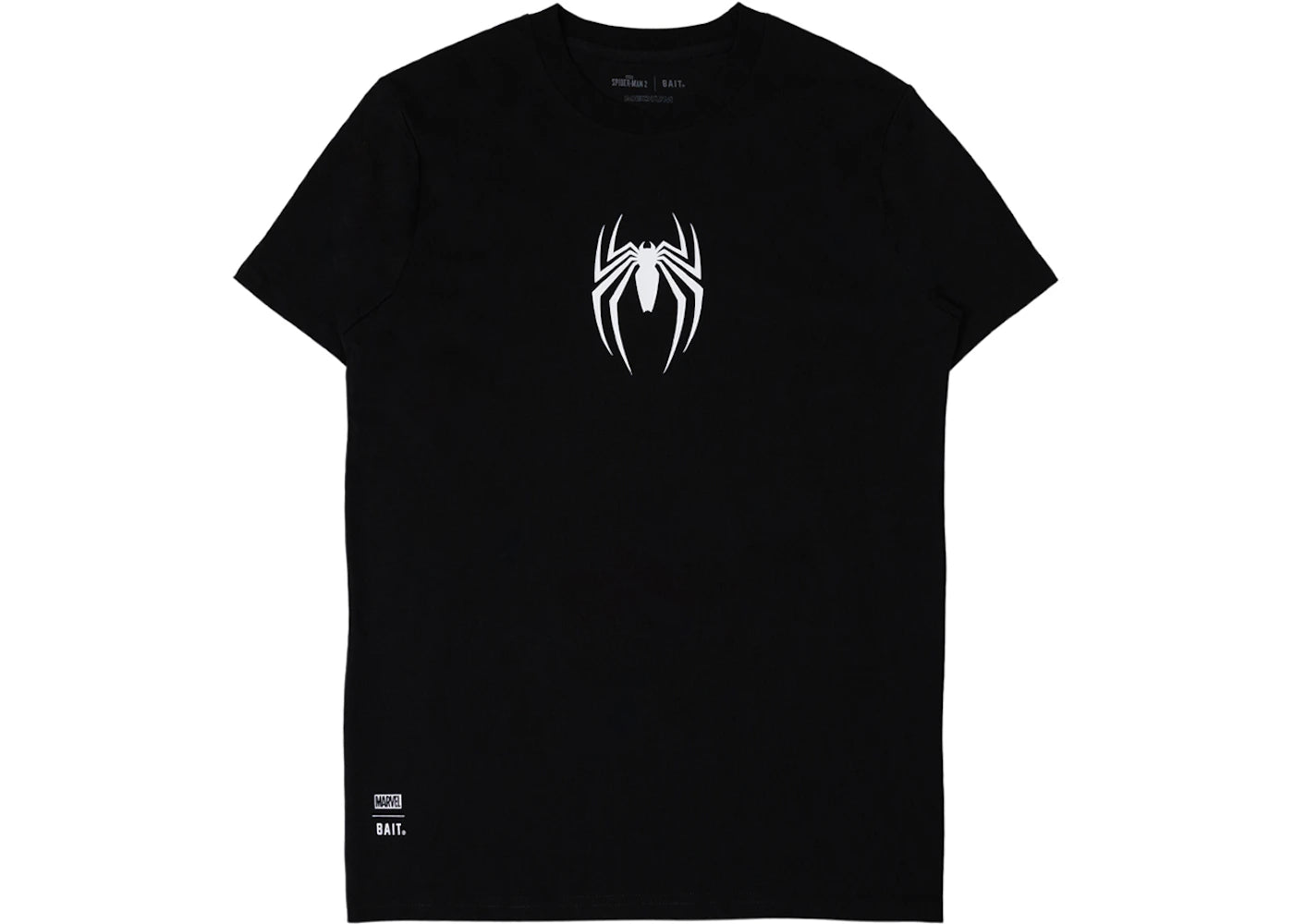BAIT x Marvel Spider-Man 2 Peter Parker Tee Black