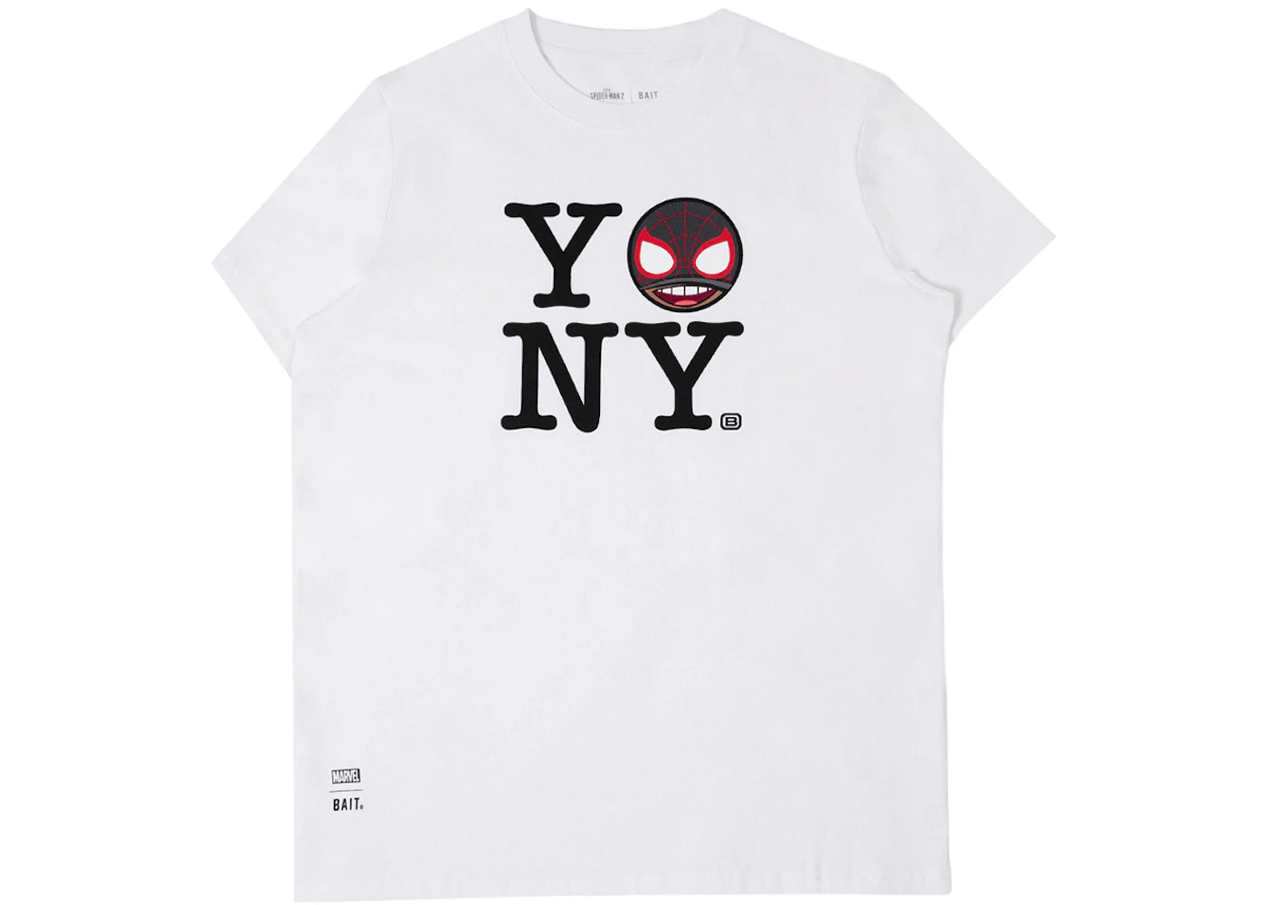 BAIT x Marvel Spider-Man 2 Yo Ny Tee White