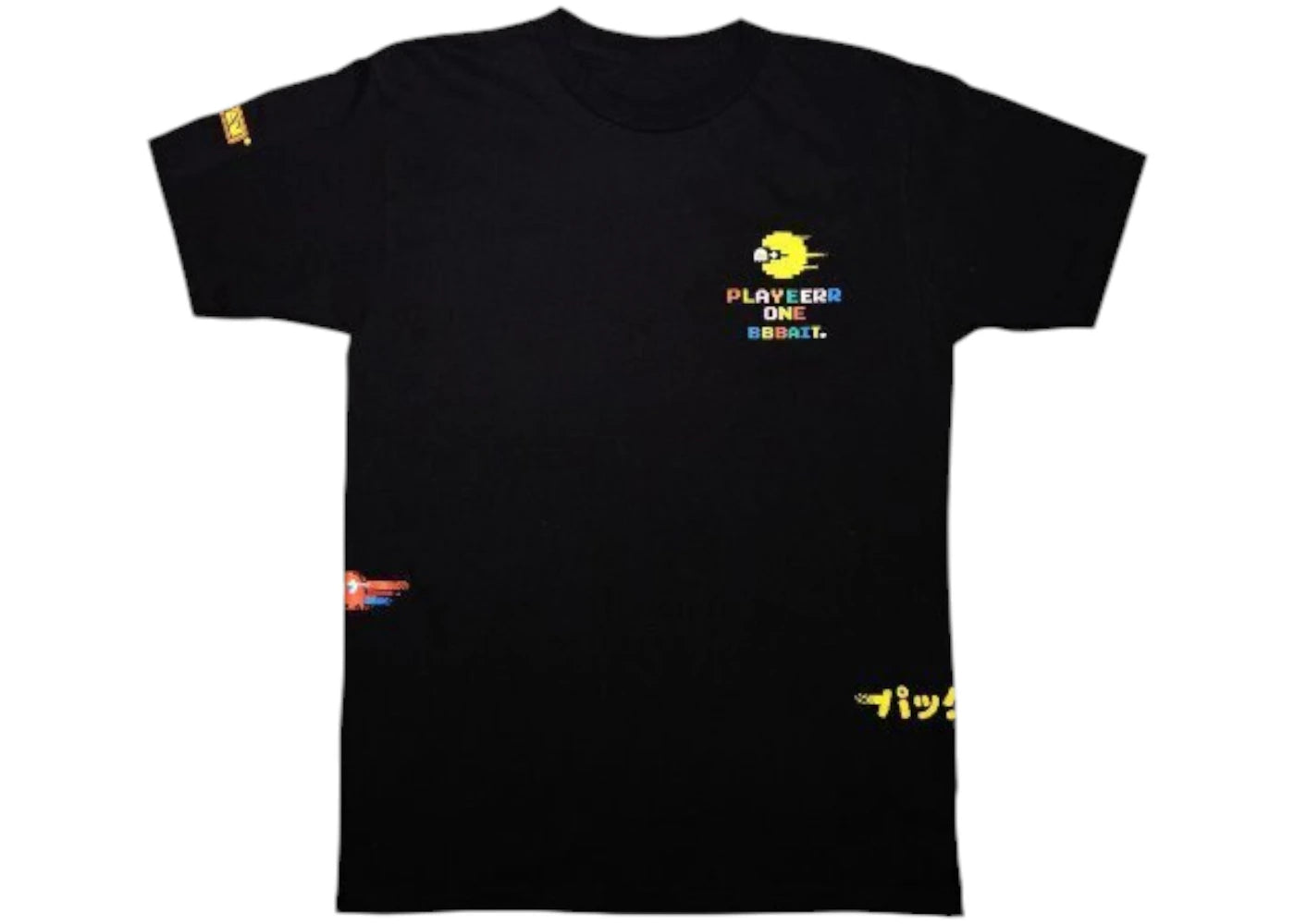 BAIT x Pacman Glitch Tee Black